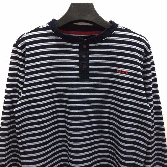 Edwin EDWIN Striped Style Curt Cobain Long Sleeve Tshirt Size US M / EU 48-50 / 2 - 2 Thumbnail