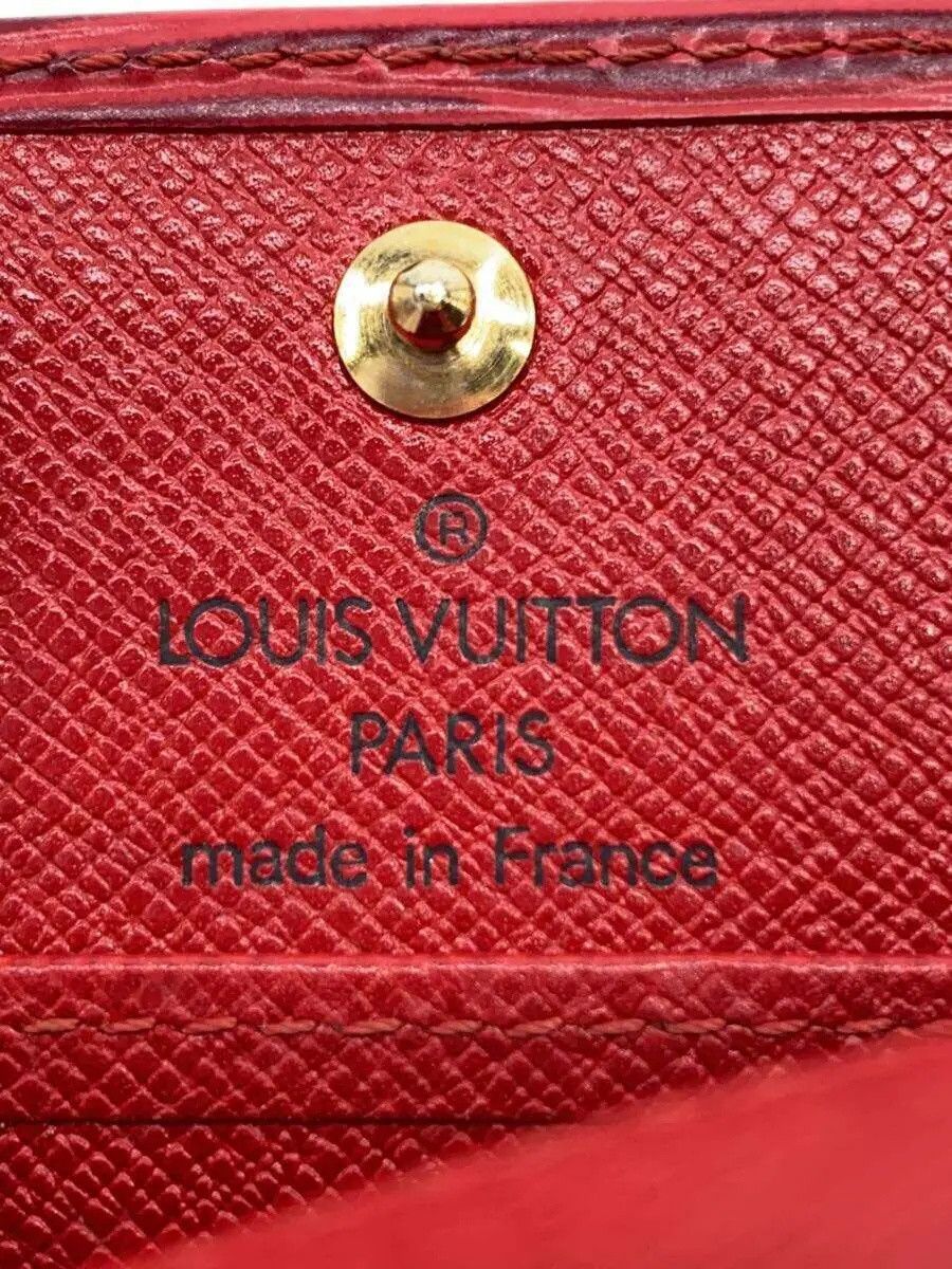 Louis Vuitton Louis Vuitton Epi Porte Monet Boite Leather Red Size ONE SIZE - 3 Thumbnail