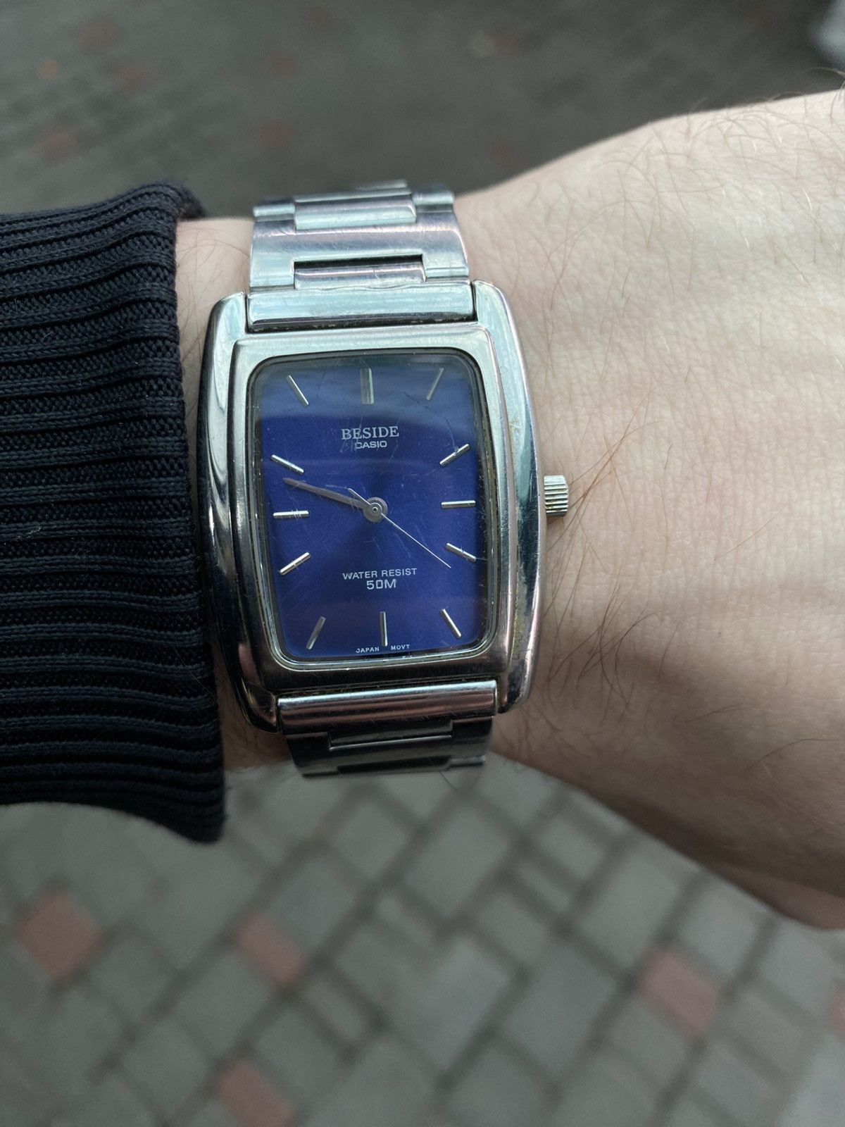 Casio Casio MTP-1135 Watch. Blue Dial. 50M. Vintage Analog Size ONE SIZE - 2 Thumbnail