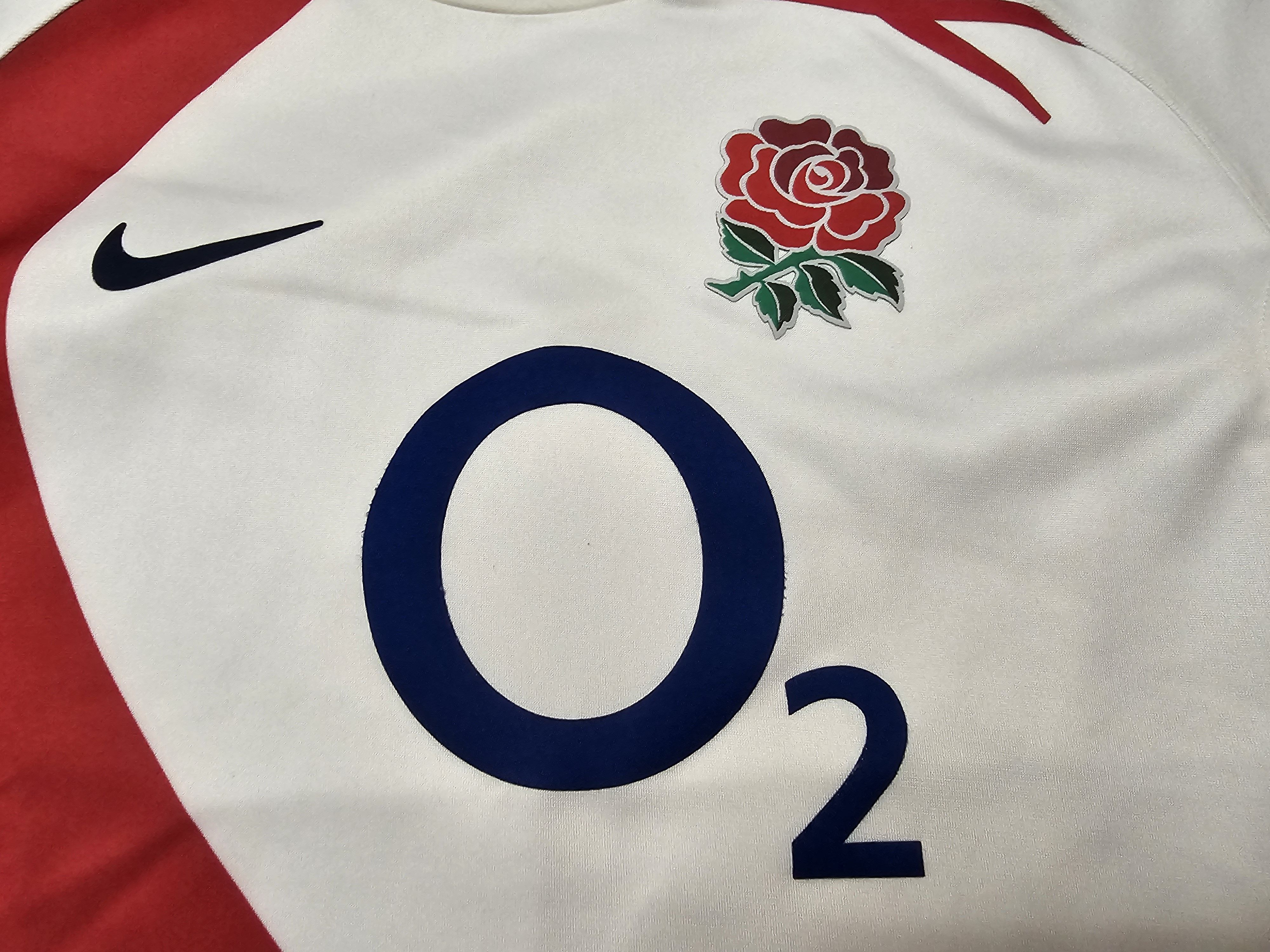 Nike ENGLAND 2008 RUGBY UNION JERSEY HOME SHIRT RUGBY JERSEY Size US S / EU 44-46 / 1 - 3 Thumbnail