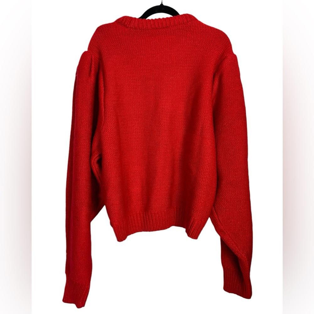 Farm Rio Farm Rio l NWT Amour Embroidered Knit Sweater Large Size L / US 10 / IT 46 - 3 Thumbnail