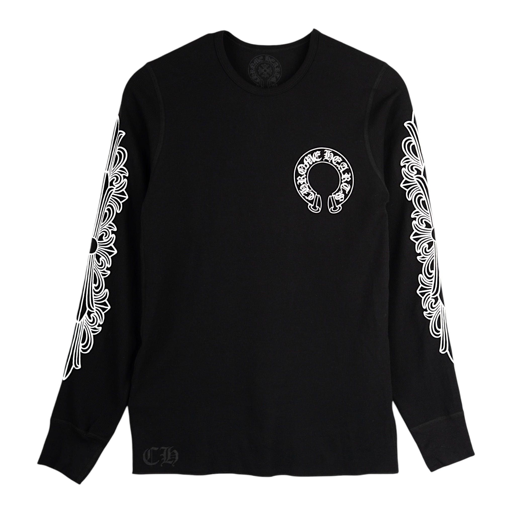 Chrome Hearts Horseshoe Logo Baseball Raglan Long Sleeve | Grailed
