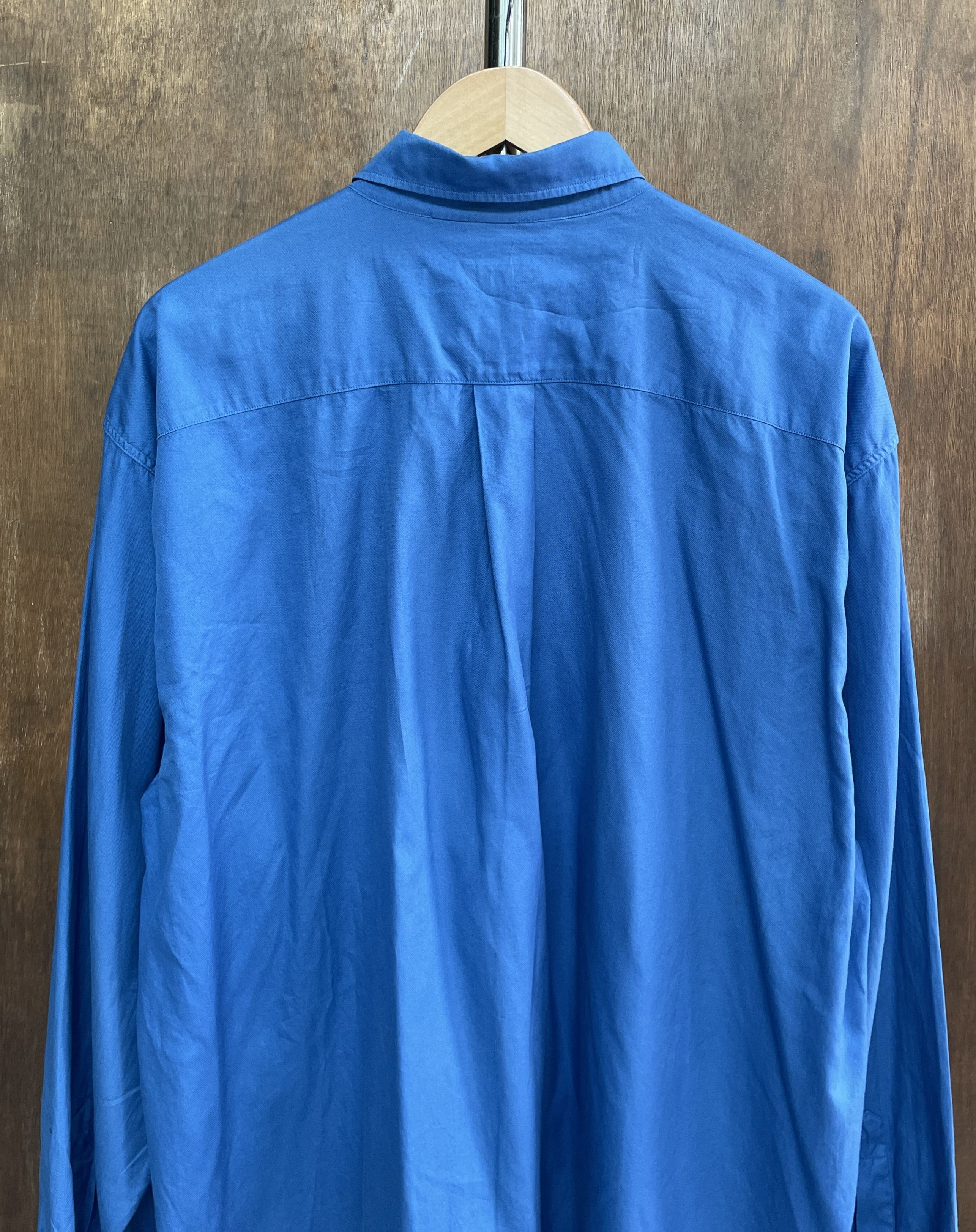 Dries Van Noten DRIES VAN NOTEN Classic Royal Blue Shirt Size US L / EU 52-54 / 3 - 7 Thumbnail