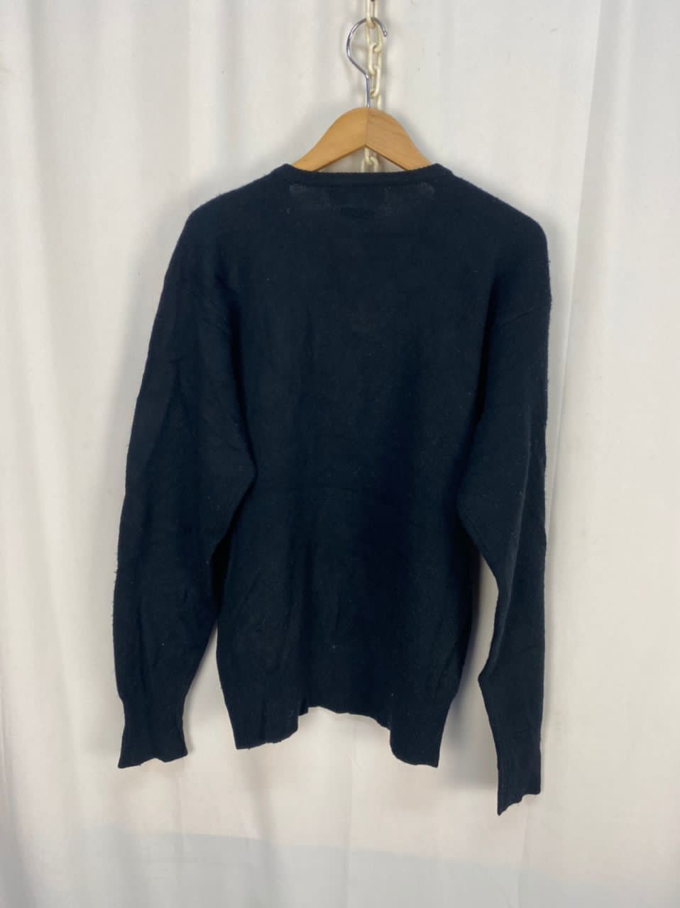 Polo Ralph Lauren lambwool small logo vneck knit sweatshirt