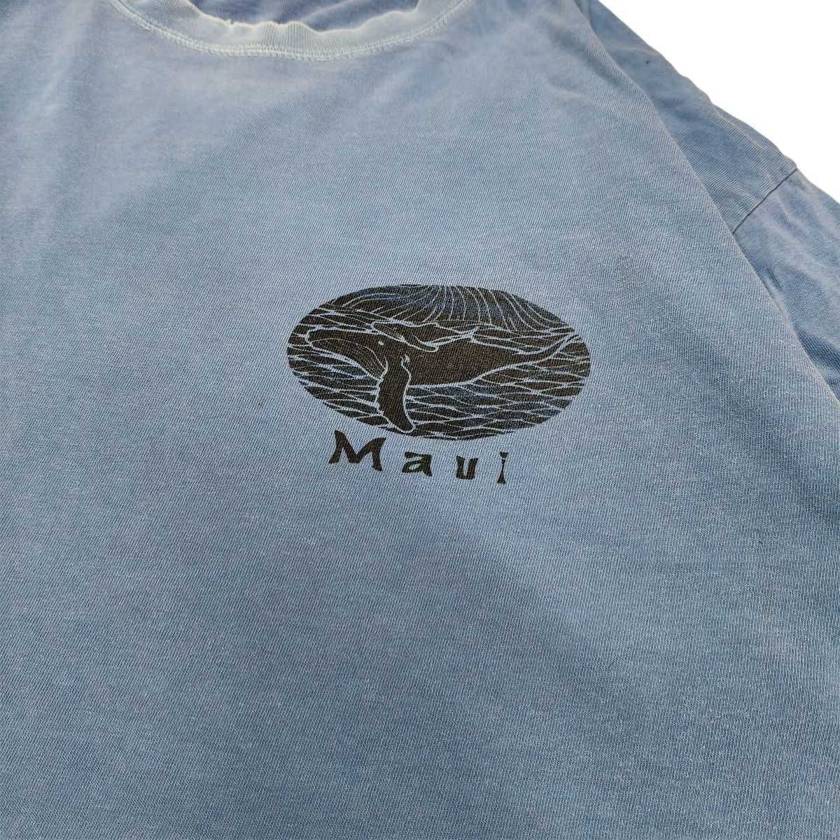 Vintage Vintage Y2K Crazy Shirts Blue Hawaii Dyed Long Sleeve Tee Size US L / EU 52-54 / 3 - 6 Thumbnail