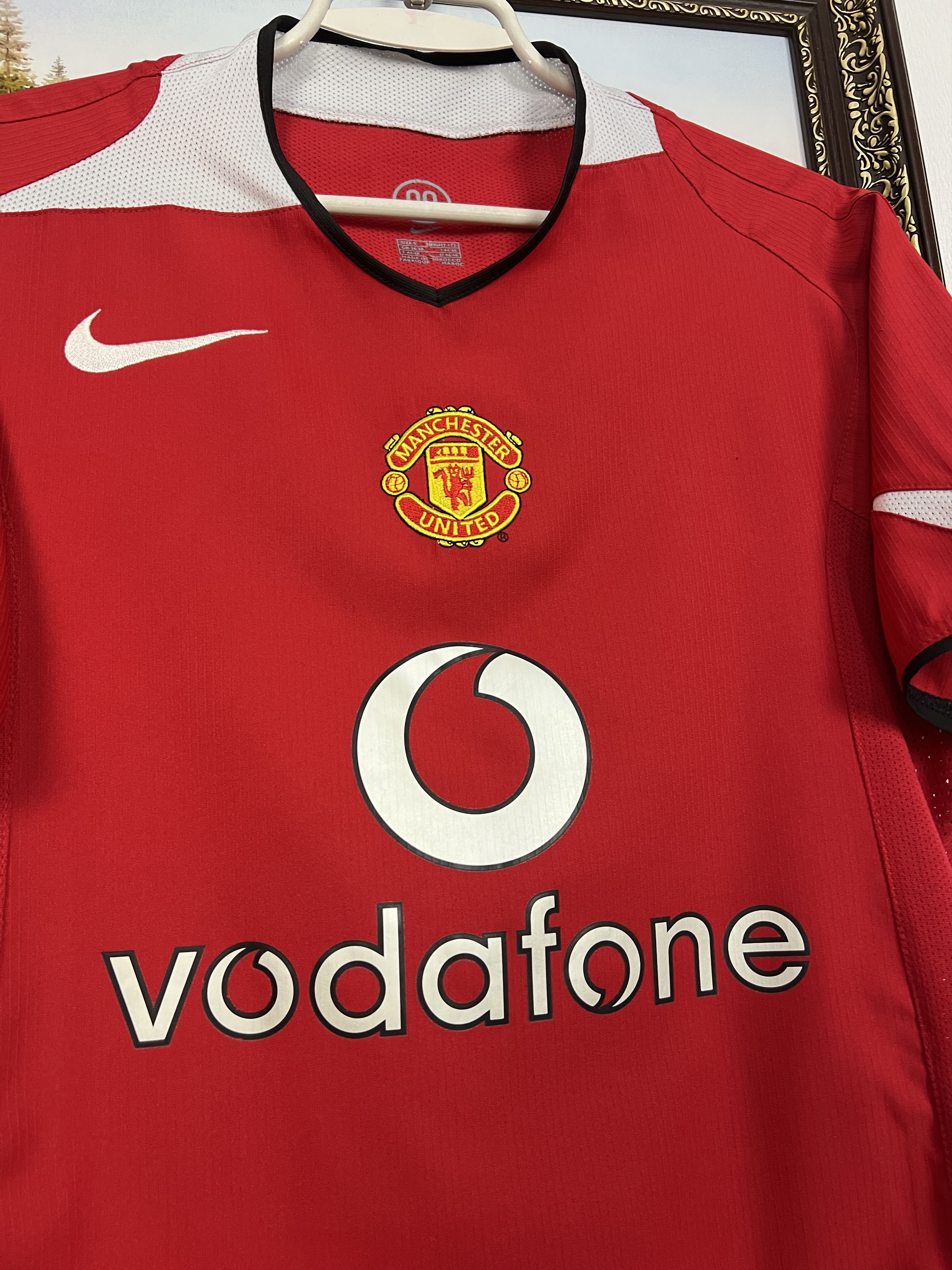 Nike Manchester United football shirt 2004 Soccer Jersey Trikot Size US S / EU 44-46 / 1 - 3 Thumbnail