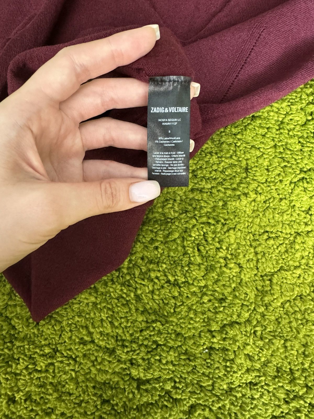 Zadig & Voltaire Zadig & Voltaire avant garde cashmere + wool sweater Size S / US 4 / IT 40 - 6 Thumbnail