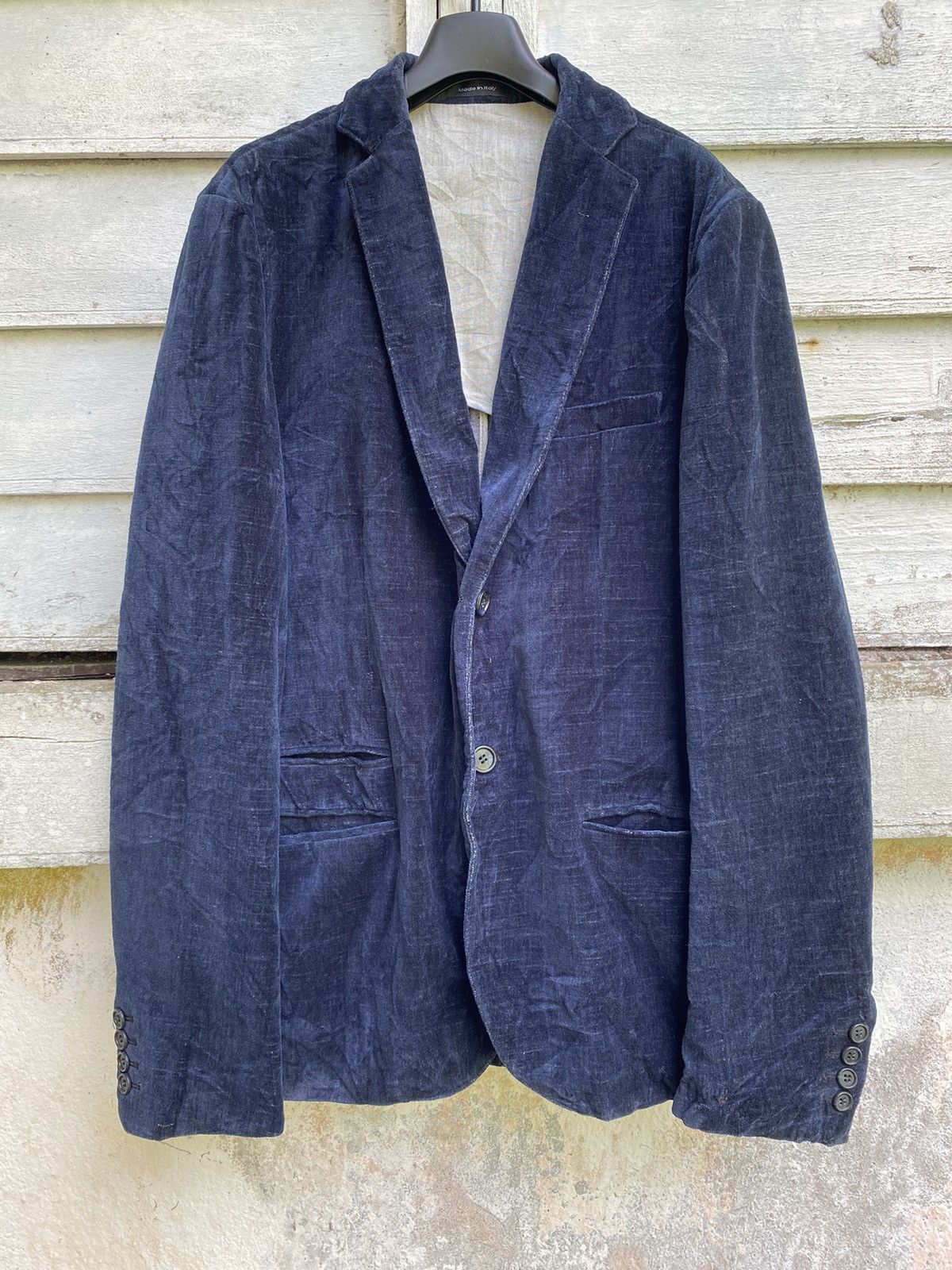 Other Mr Rick Tailor Blue Velvet Luxury Style Jacket Size US M / EU 48-50 / 2 - 1 Thumbnail