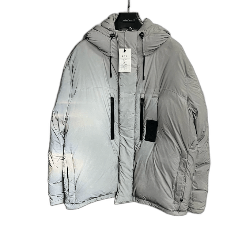 Louis Vuitton Louis Vuitton Gray Reflective Puffer Jacket-yf Size US L / EU 52-54 / 3 - 1 Thumbnail