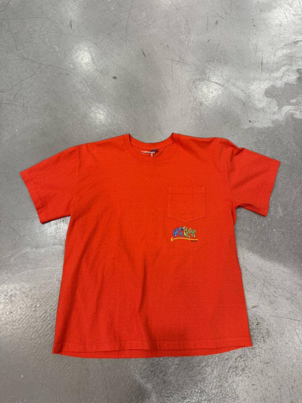 Matty Boy Matty Boy Anti Promo T-Shirt ‘Red’ Size US M / EU 48-50 / 2 - 2 Thumbnail