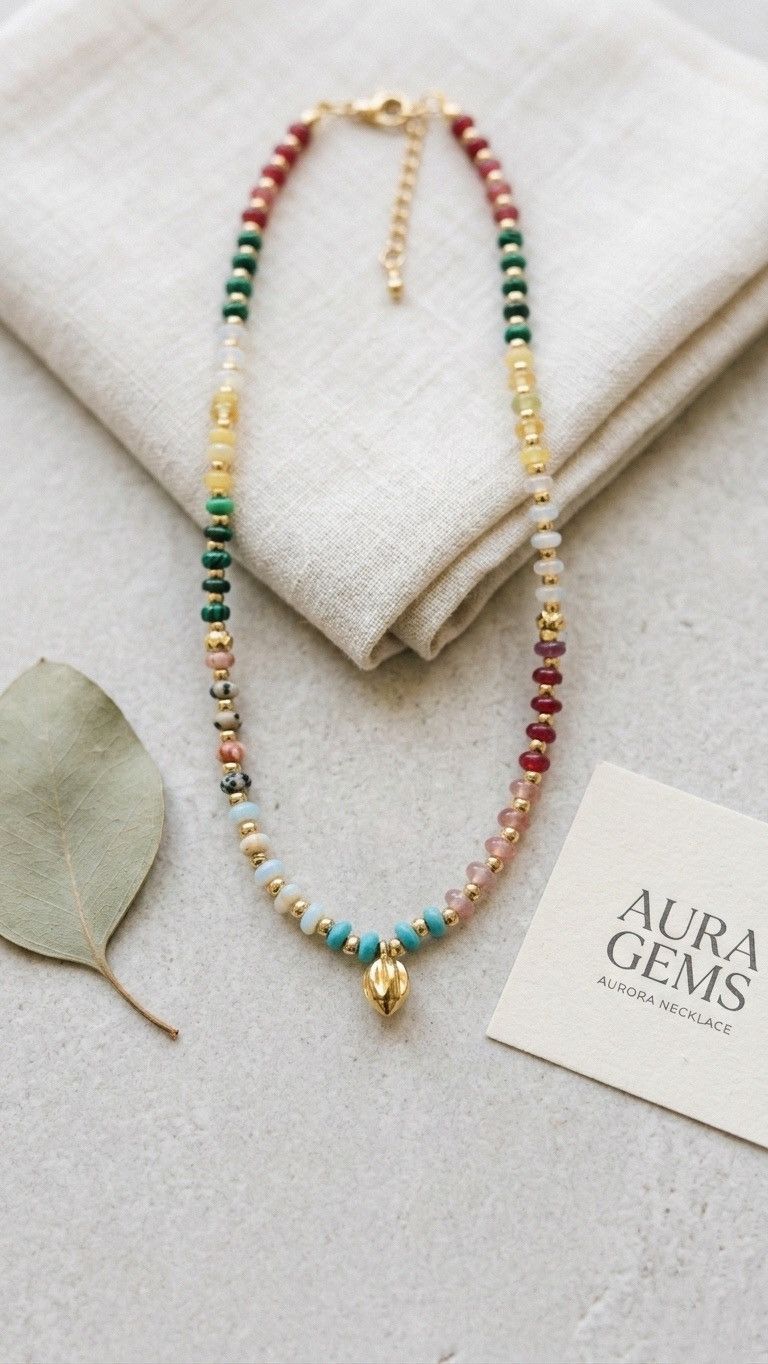 Other The Aurora Beaded Island Necklace Size ONE SIZE - 1 Thumbnail