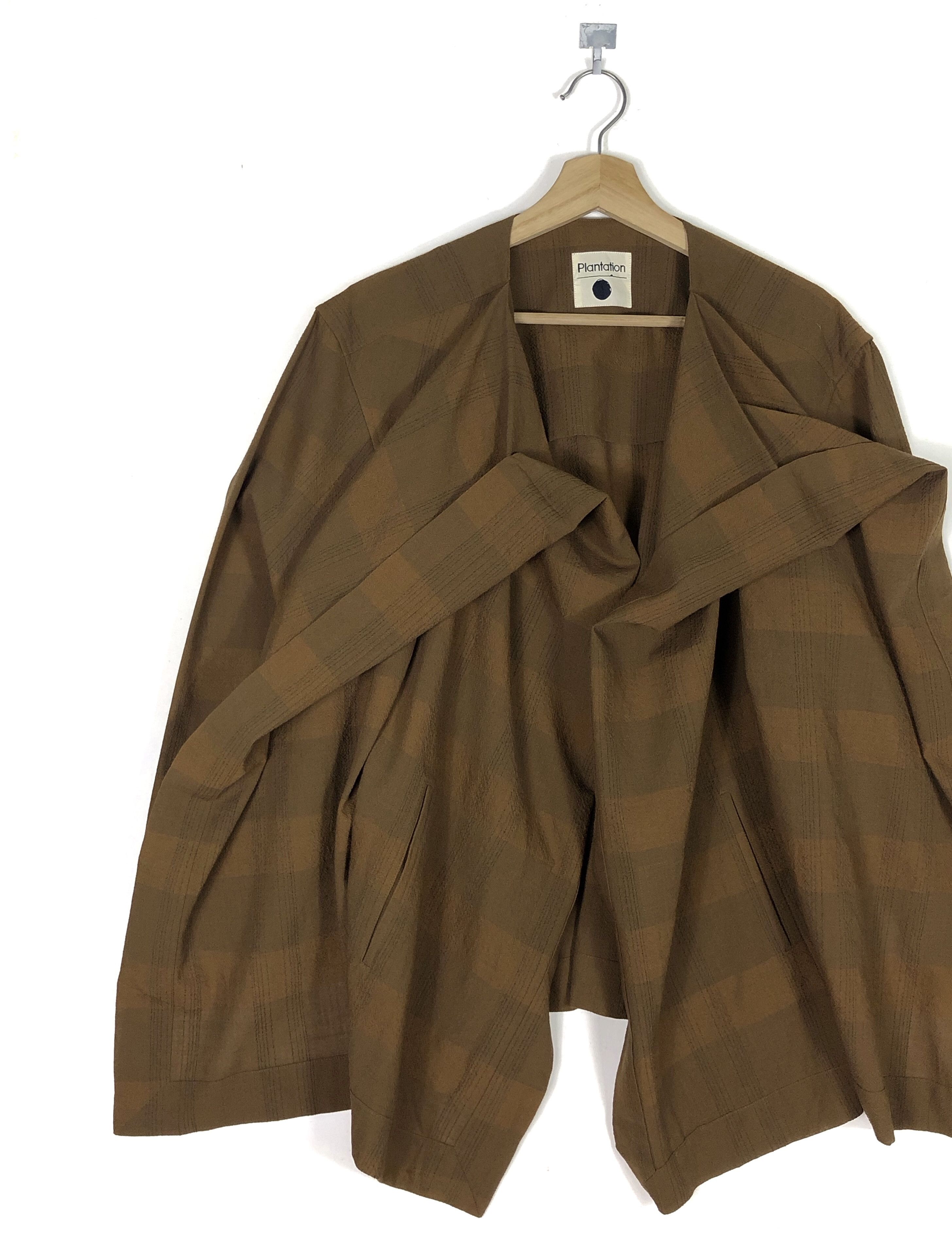 Issey Miyake RARE🔥AW1991 PLANTATION BUTTONLESS WOOL DOUBLE WINGS COAT Size M / US 6-8 / IT 42-44 - 6 Thumbnail
