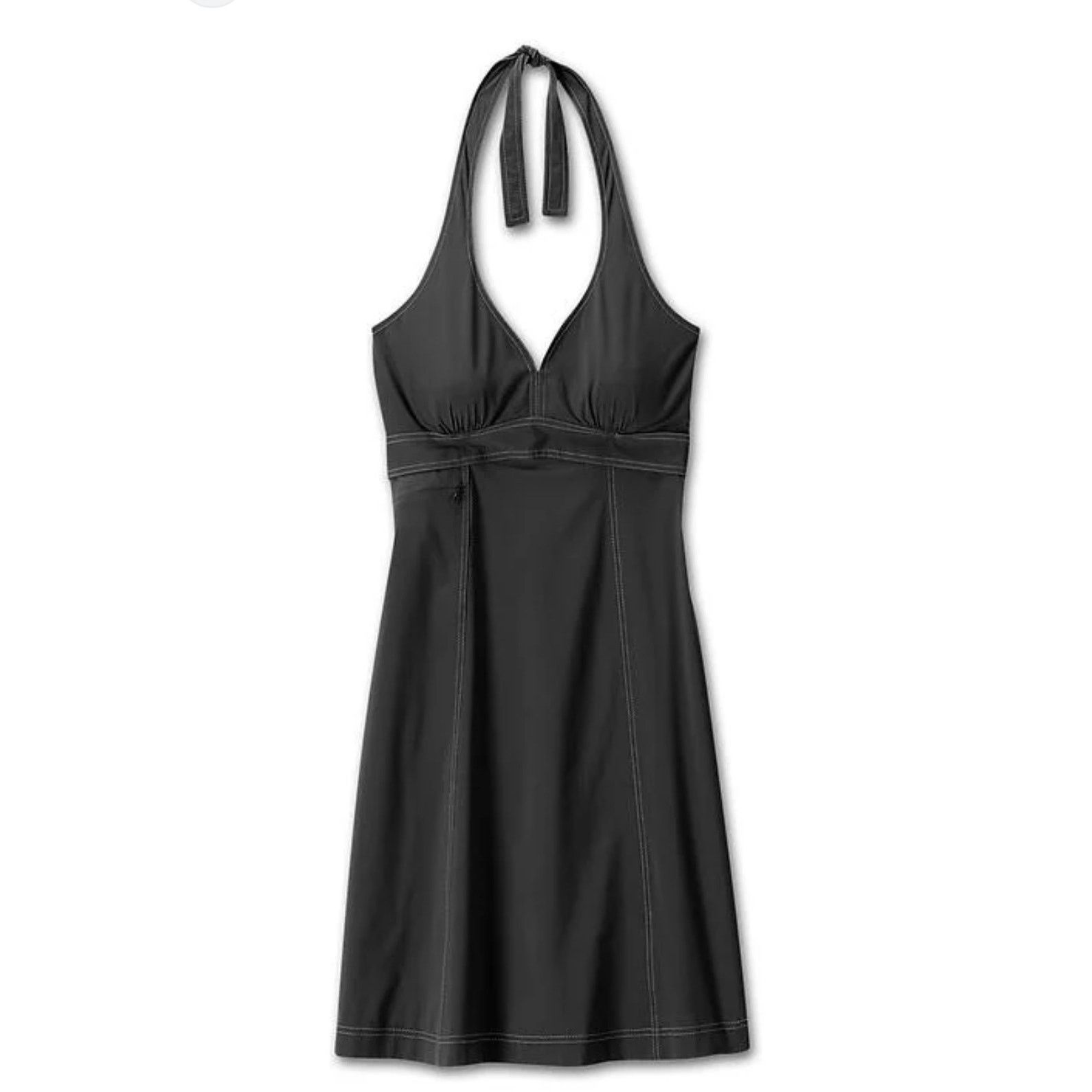 Athleta Athleta Pack Everywhere Black Halter Mini Dress Size XS Size XS / US 0-2 / IT 36-38 - 1 Thumbnail