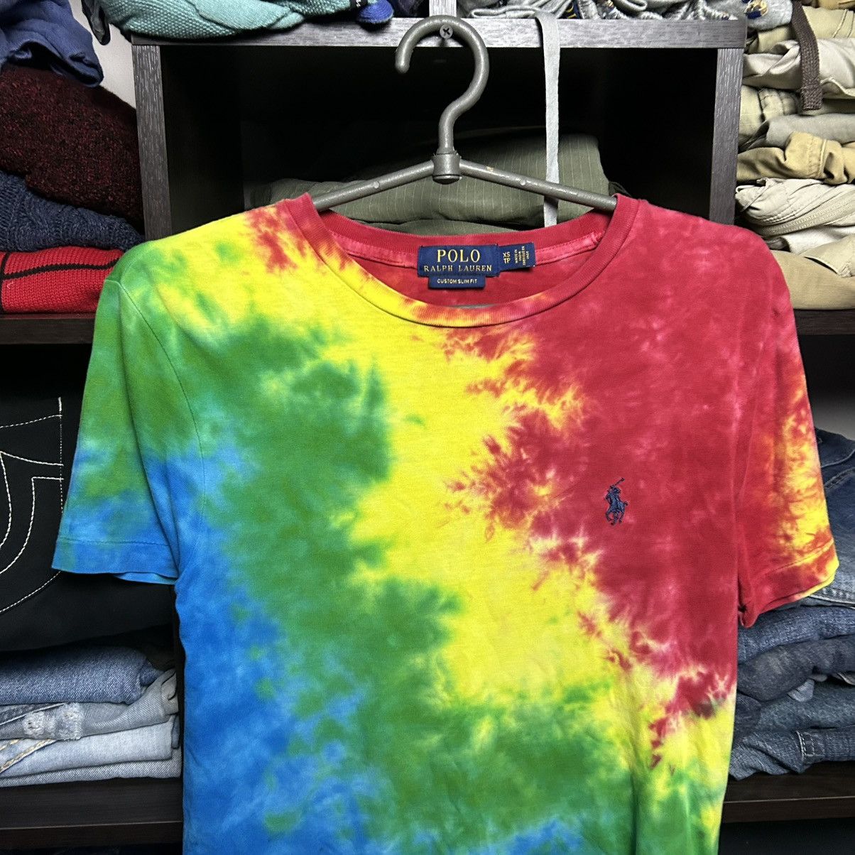 Polo Ralph Lauren Mens Polo Ralph Lauren Multicolored y2k japan tee size XS Size US XS / EU 42 / 0 - 2 Thumbnail
