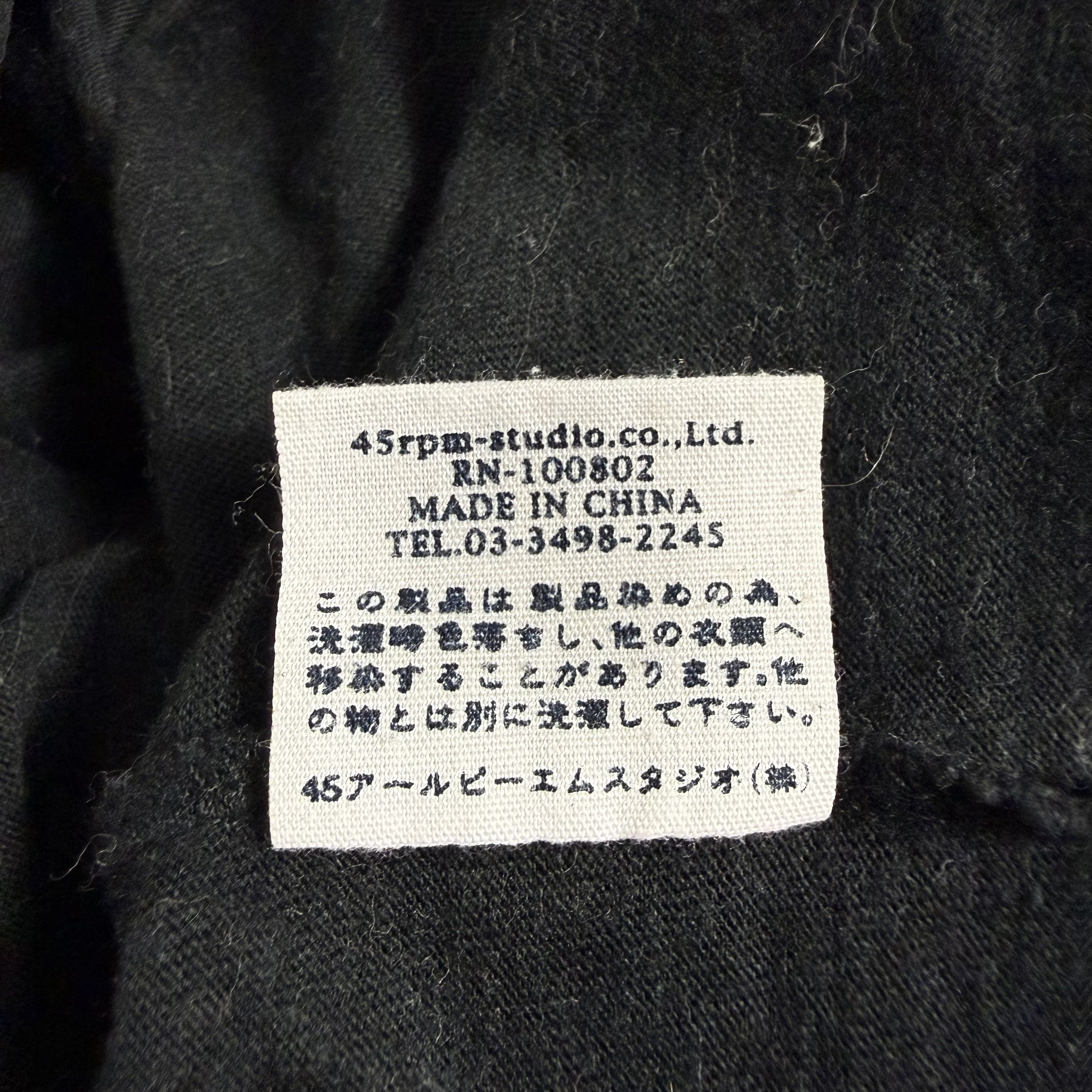 45rpm 🔥RARE🔥Vintage 45rpm Spell Out T-shirt Single Stich Size XS / US 0-2 / IT 36-38 - 8 Thumbnail