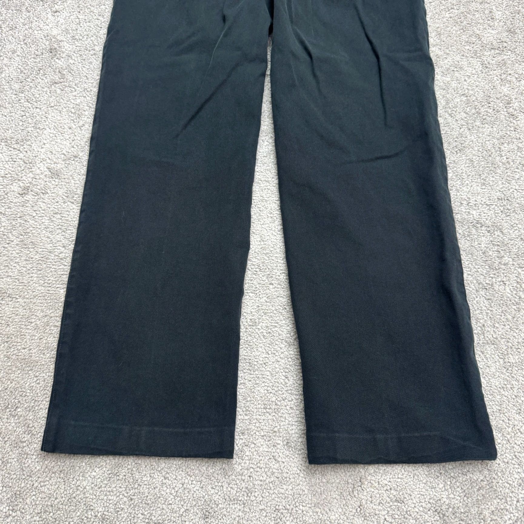 St. John St. John Sport By Marie Gray Womens Pants 8 Navy Straight Leg High Rise Trouser Size 30" / US 8 / IT 44 - 4 Thumbnail