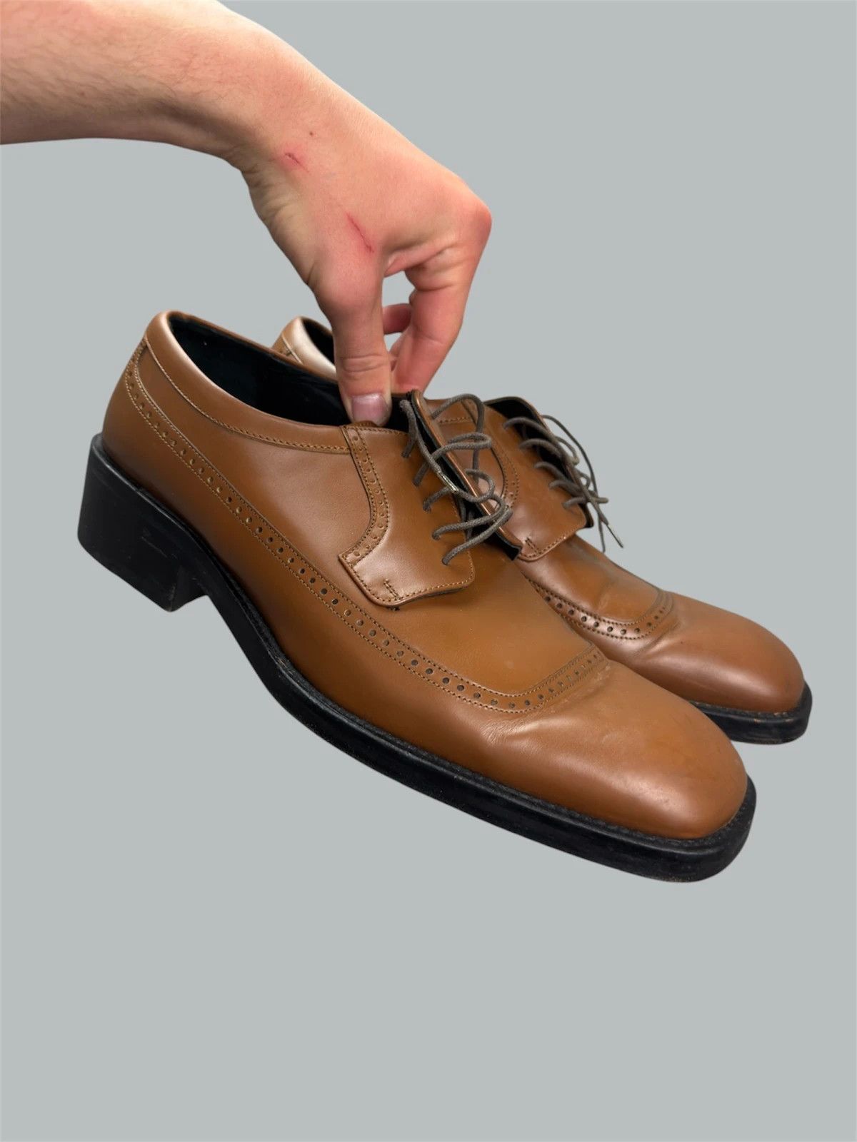 Gucci Gucci GG archive leather square toes loafers 90