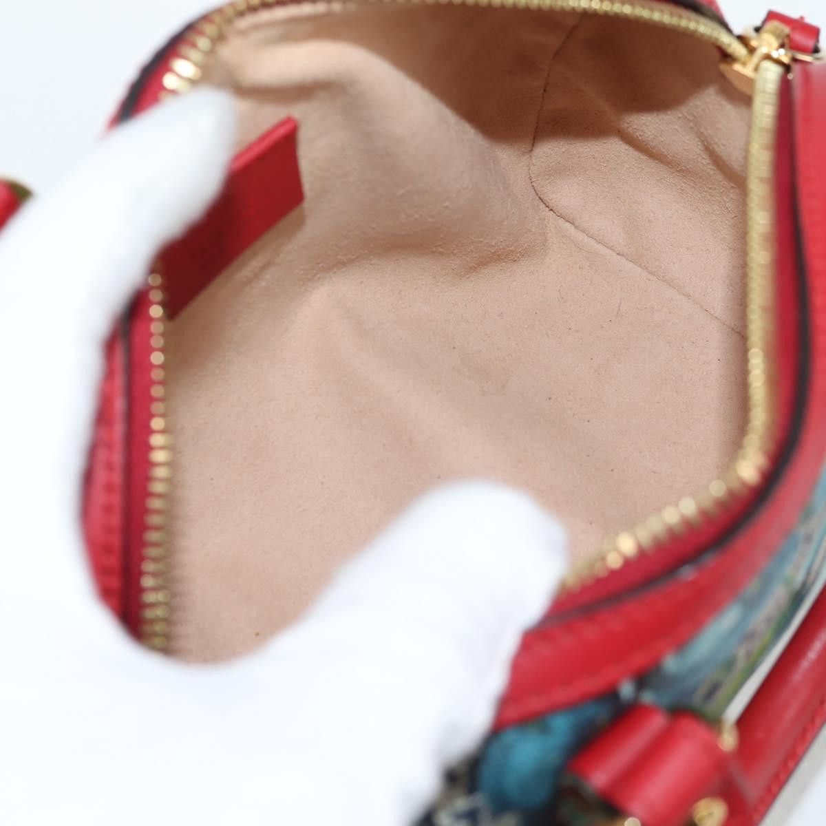 Gucci GUCCI GG Blooms Hand Bag Pvc Outlet Red Size ONE SIZE - 18 Thumbnail