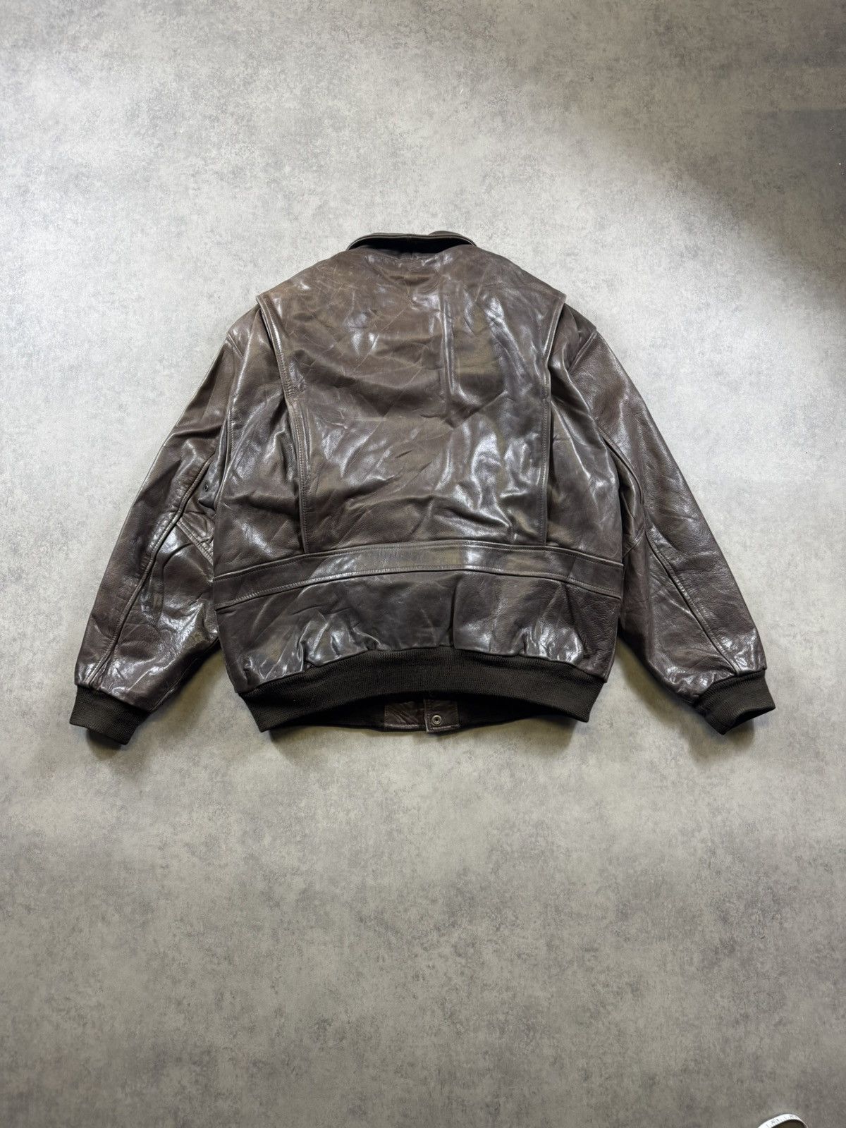 Other The Pilot Vintage Leather Jacket Size US L / EU 52-54 / 3 - 8 Thumbnail