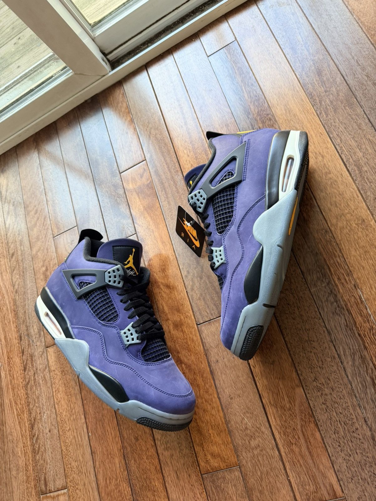 Nike Nike Jordan 4 Lakeshow - Lakers - Imperial Purple - Size 12 Size US 12 / EU 45 - 3 Thumbnail