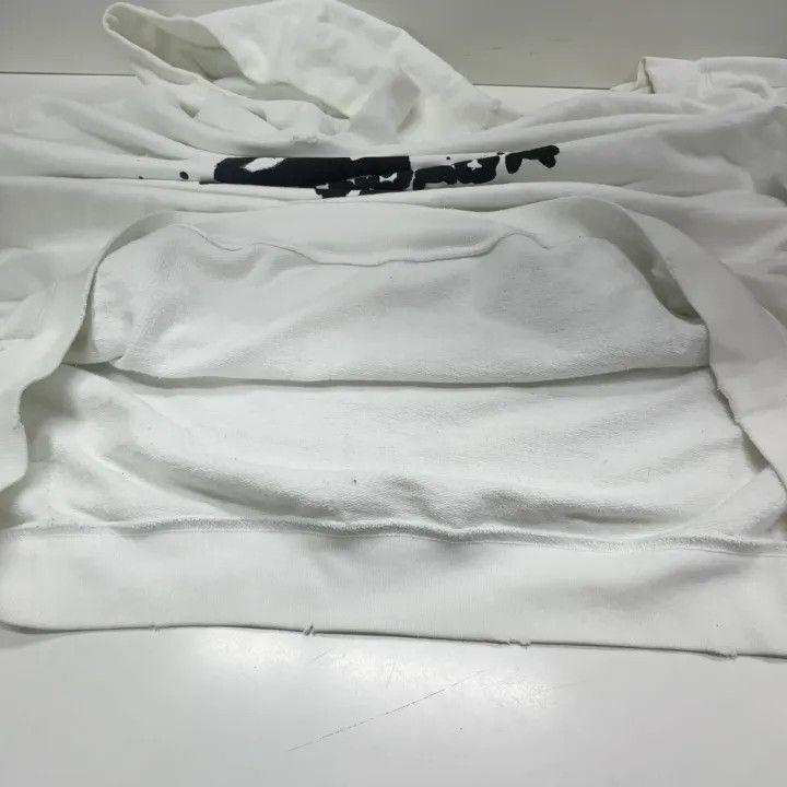 Balenciaga Balenciaga White Hand Drawn Logo Hoodie 0079-2507 Size US XS / EU 42 / 0 - 7 Thumbnail