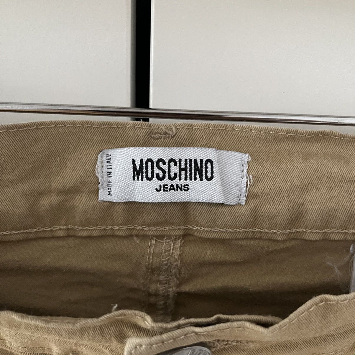 Love Moschino Moschino Jeans Donna Beige Stars Pants Streetwear Y2K Italy Size 32" / US 10 / IT 46 - 7 Thumbnail