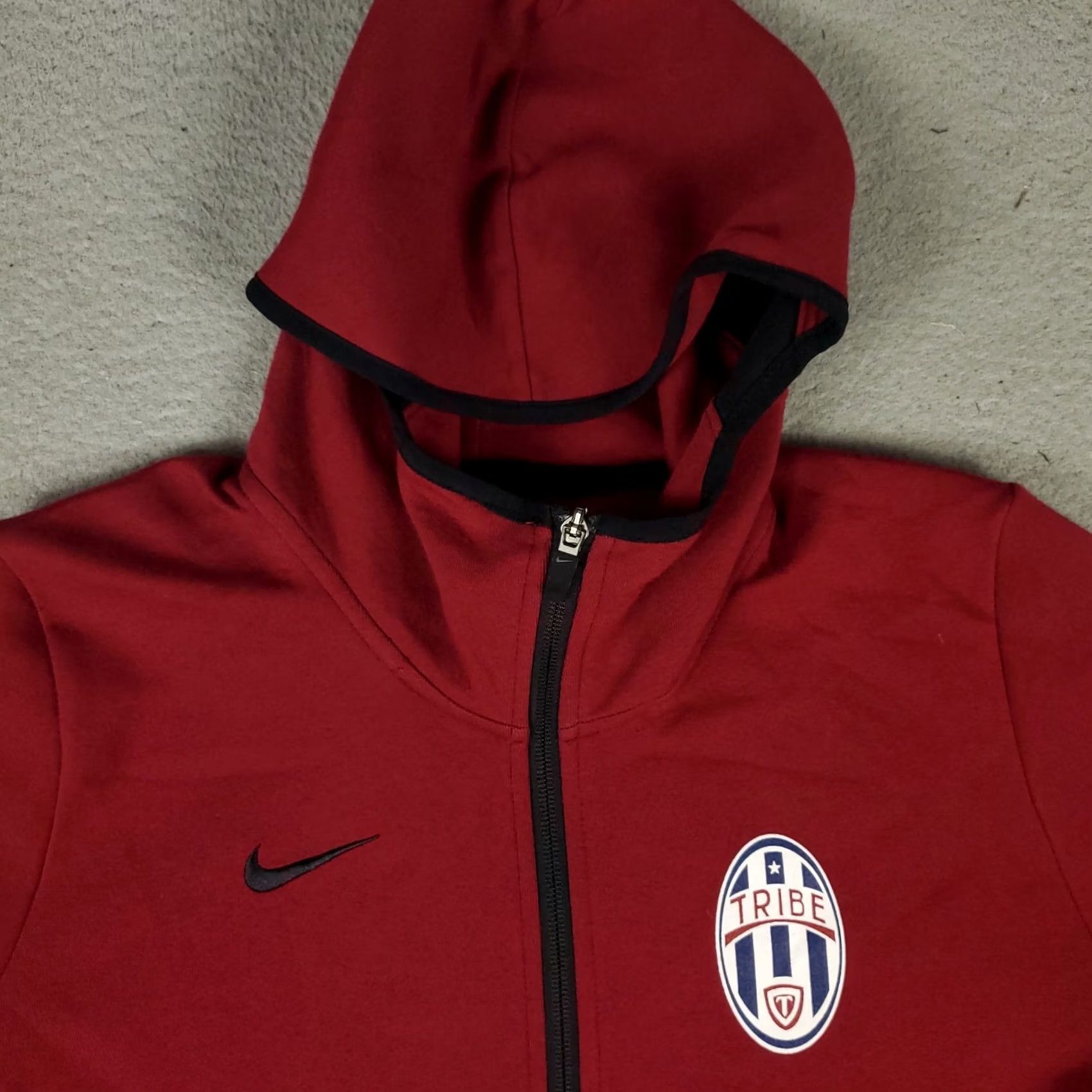 Nike Nike Hoodie Womens M Red Full Zip MT Lightweight Sweatshirt Shirt Size M / US 6-8 / IT 42-44 - 2 Thumbnail