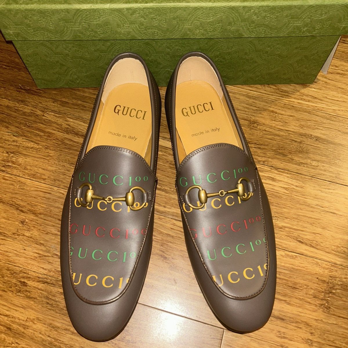 Gucci Gucci Horsebit Logo Loafer Leather Upper and Sole Moccasin Size US 8 / EU 41 - 7 Thumbnail