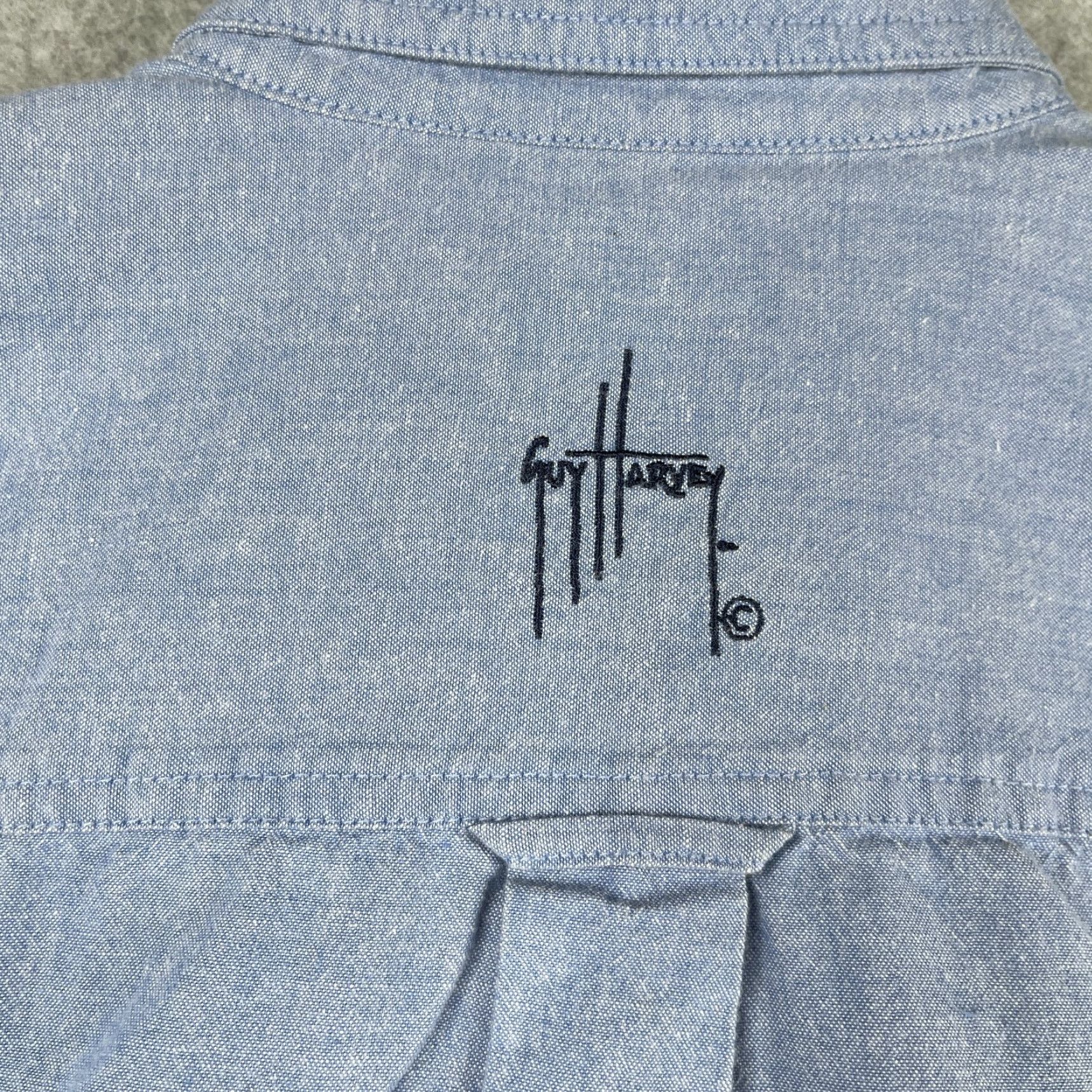 Guy Harvey Guy Harvey Shirt Small Blue Shrimp Embroidered Logo Button Up Short Sleeve Mens Size US S / EU 44-46 / 1 - 6 Thumbnail