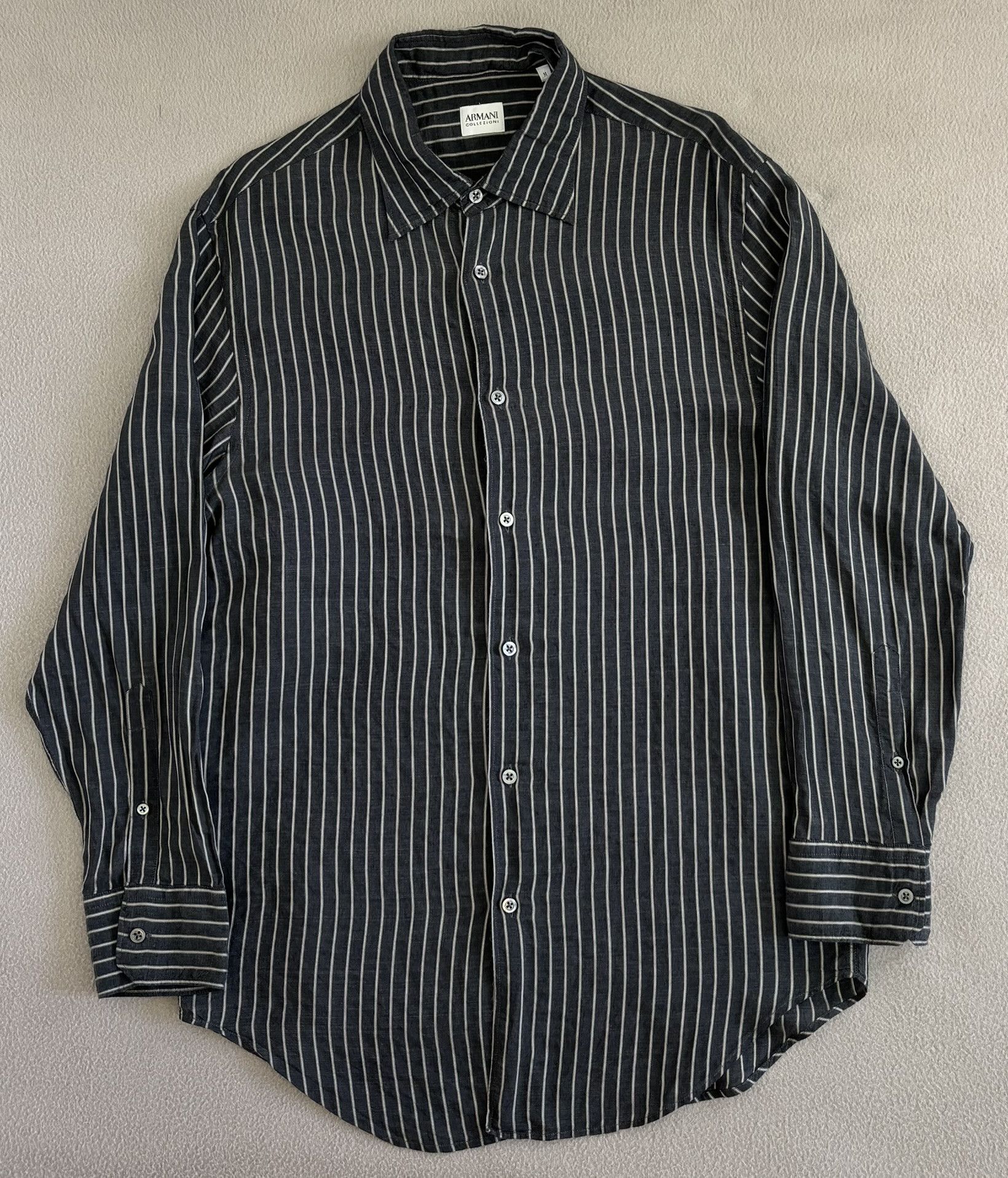 Armani Collezioni Armani Collezioni Black shirt Viscose, Silk Medium Size US M / EU 48-50 / 2 - 5 Thumbnail
