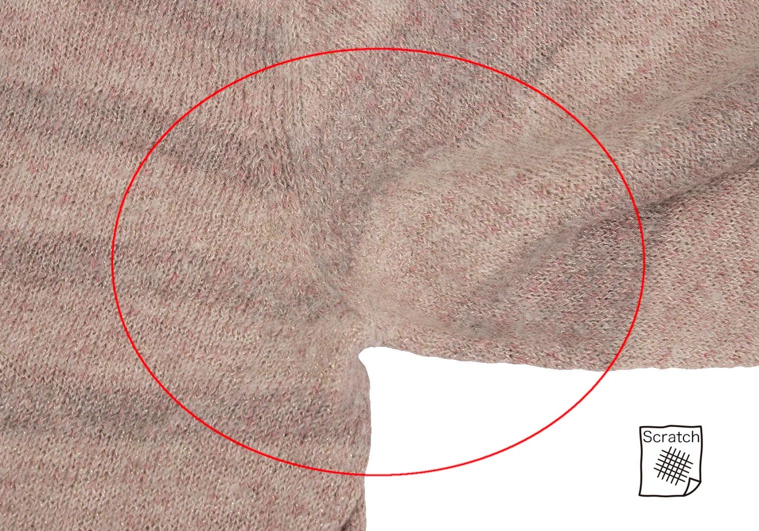 Yohji Yamamoto Yohji Yamamoto Linen Blend Glitter Stripe Sweater Size US M / EU 48-50 / 2 - 3 Thumbnail