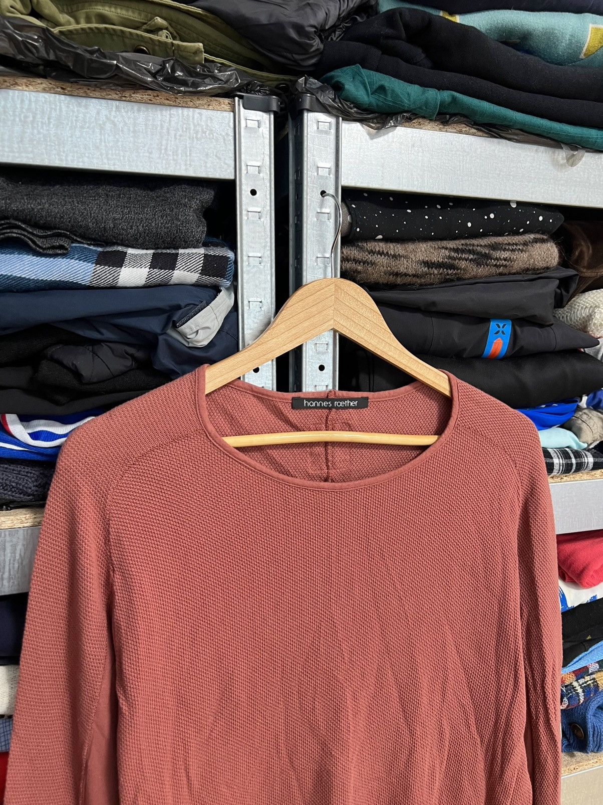 hannes roether Hannes Roether Avant Garde Long Sleeve T-Shirt Sz S Pullover Size US S / EU 44-46 / 1 - 3 Thumbnail