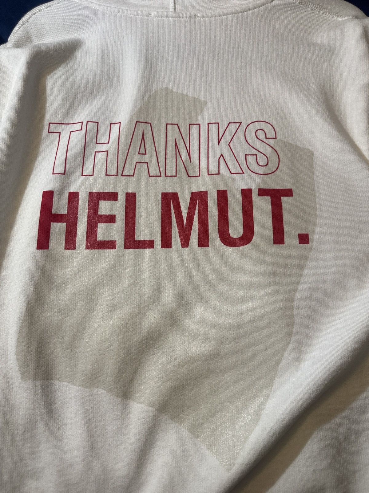 Helmut Lang Helmut lang hoodie thanks helmut Size US L / EU 52-54 / 3 - 4 Thumbnail
