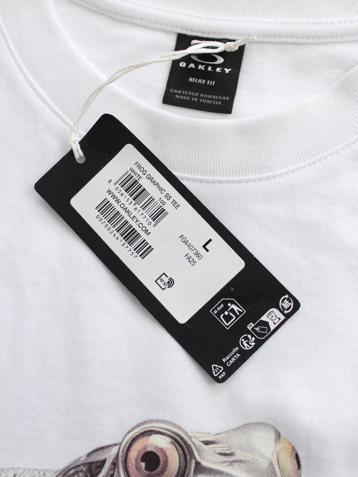 Oakley NWT Oakley Frog Graphic T-shirt Size US L / EU 52-54 / 3 - 6 Thumbnail