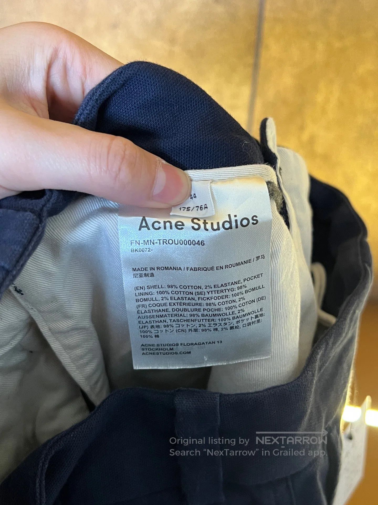 Acne Studios Acne Studios Chinos| Size US 28 / EU 44 - 3 Thumbnail