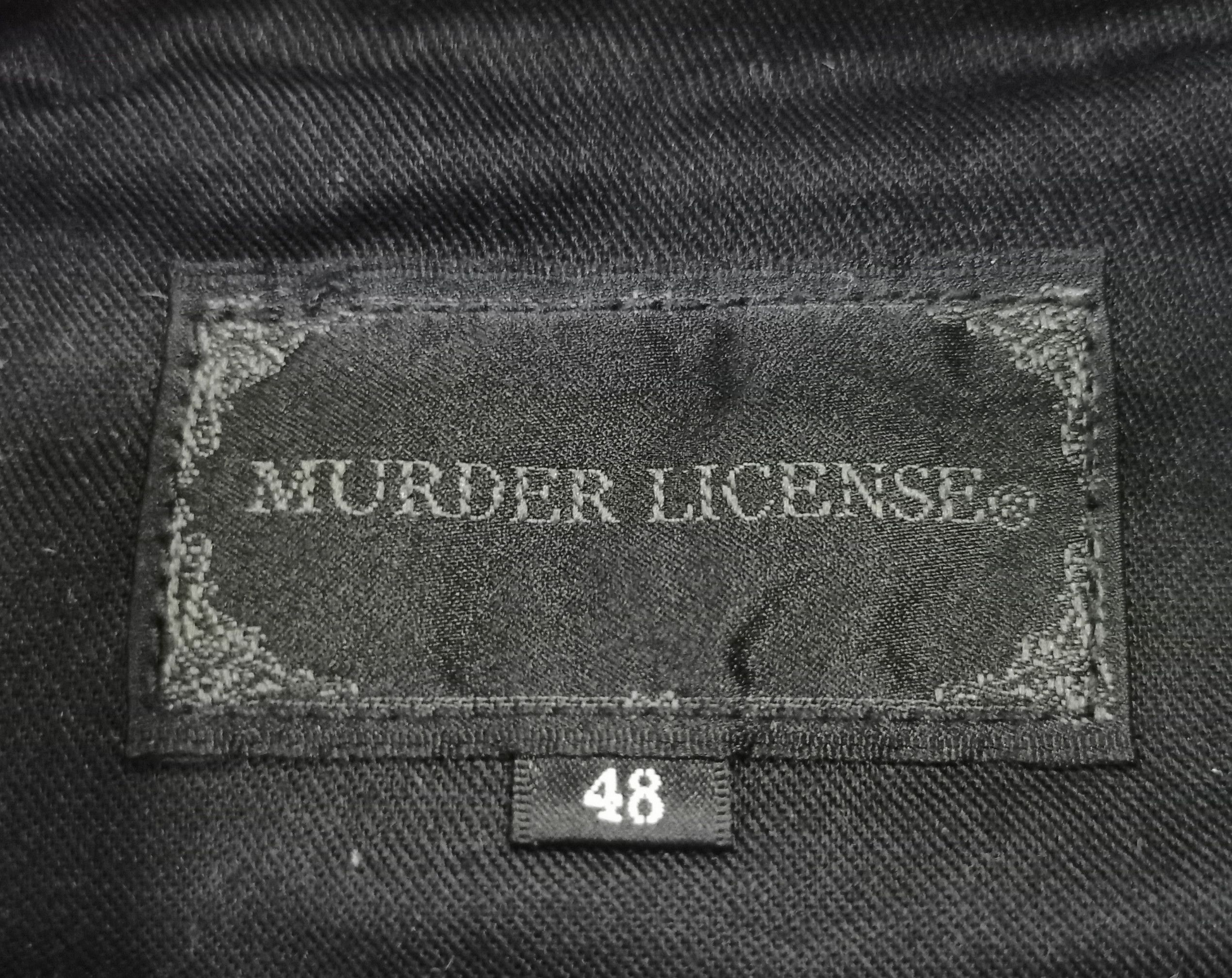 Murder License PUNK FLARE🔥 MURDER LICENSE Smokes Whiskers Denim Size US 33 - 21 Thumbnail