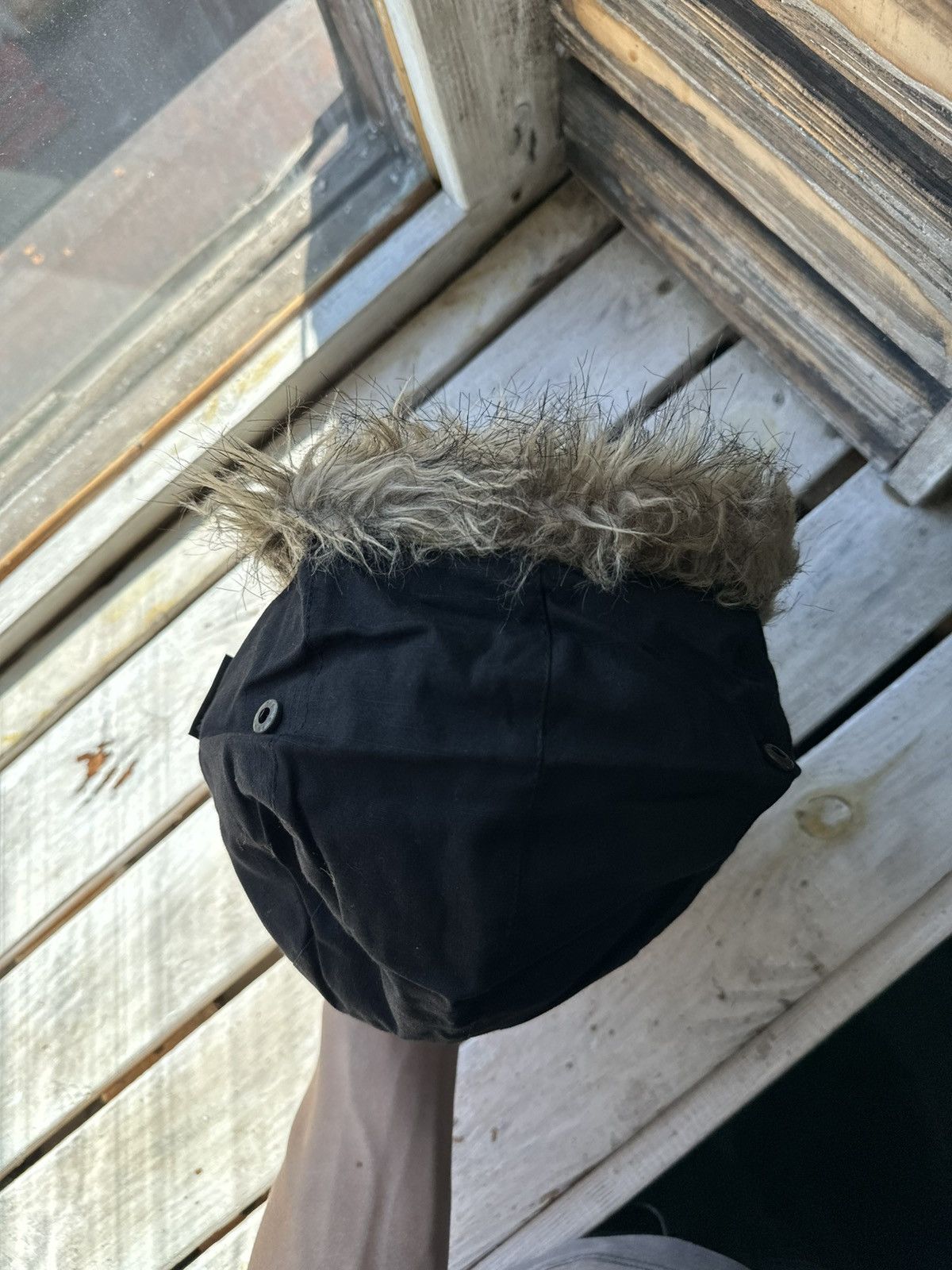 Japanese Brand 🚨Vintage Y2K Fuzzy Fur Ushanka Hat RARE BLACK Size ONE SIZE - 7 Thumbnail