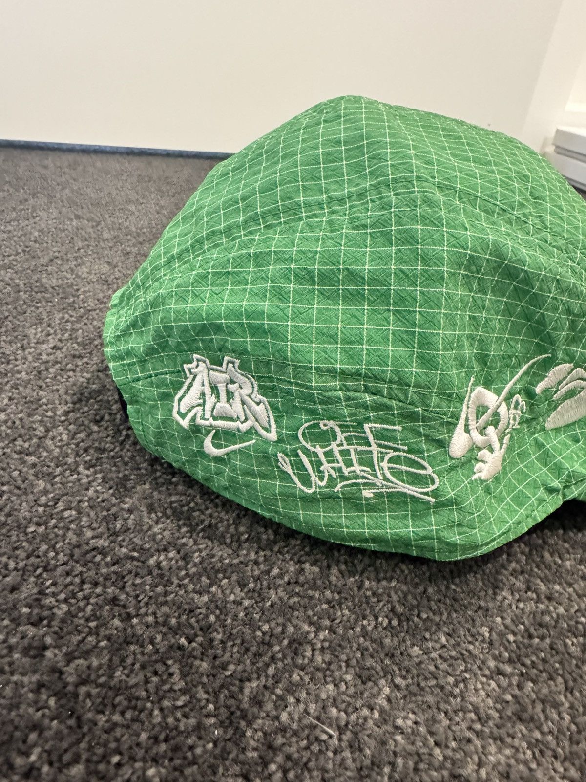Nike × Off-White Nike Fly Cap x Off-White (Green) Size ONE SIZE - 3 Thumbnail