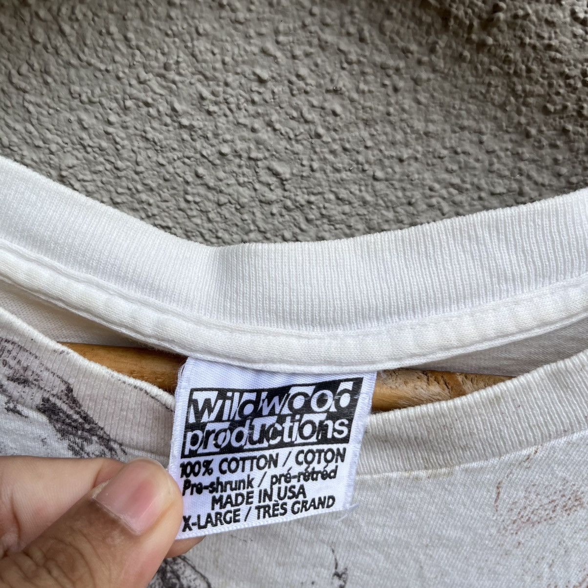 Vintage Vintage 90s MICHELANGELO art all over print tee artwork Size US XL / EU 56 / 4 - 4 Thumbnail
