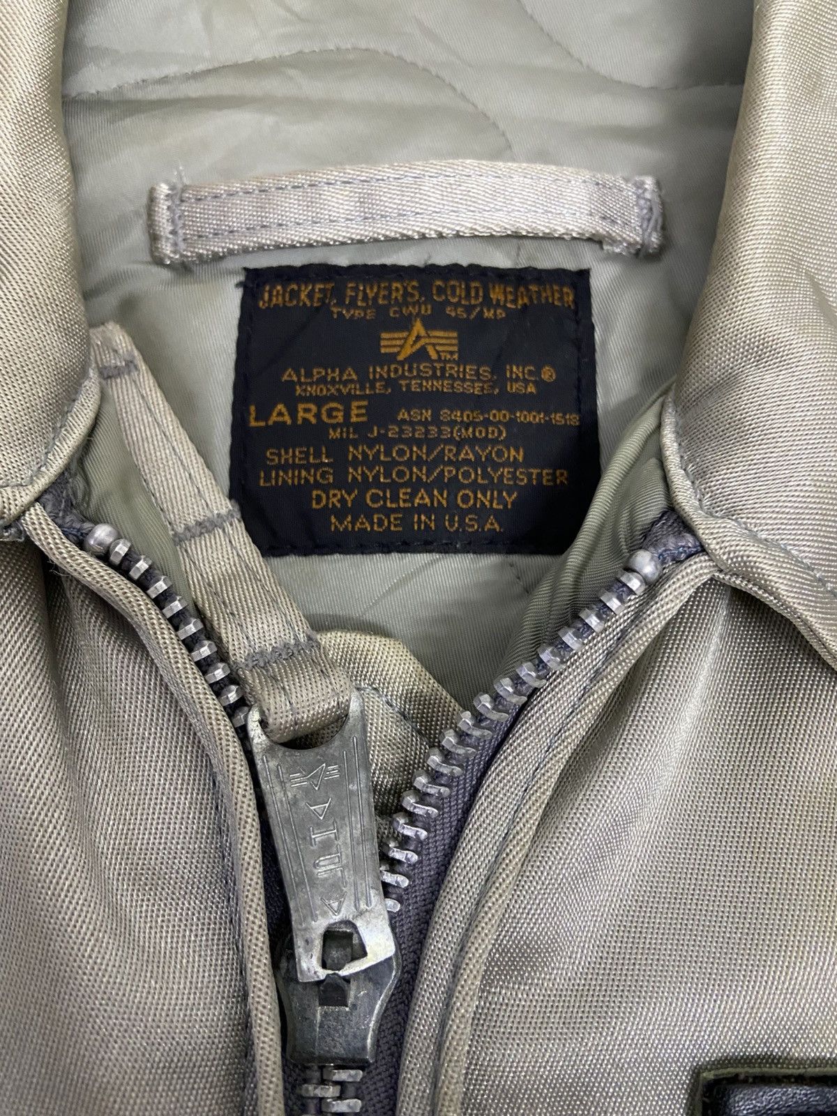 Alpha Industries Vintage Alpha Industries USAF CWU-45 Bomber Jacket Size US L / EU 52-54 / 3 - 4 Thumbnail