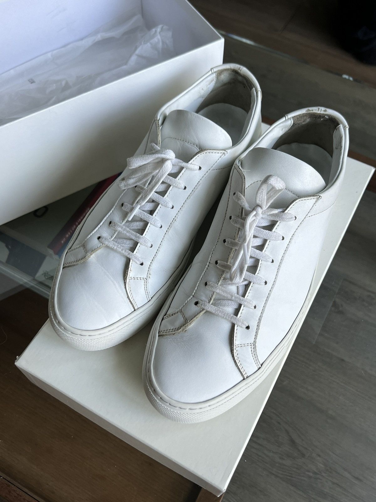 Common Projects Common Projects - Achilles Low top sneakers (white) Size US 9 / EU 42 - 5 Thumbnail