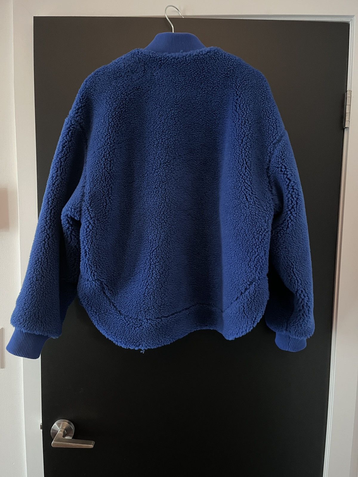 Cole Buxton Cole Buxton - Cobalt Blue Wool Fleece Bomber size S Size US S / EU 44-46 / 1 - 5 Thumbnail