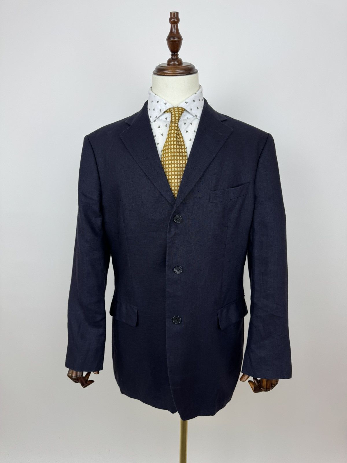Balmain Balmain Paris Linen Blazer Vintage Sport Jacket Three Button Size 42R - 1 Thumbnail
