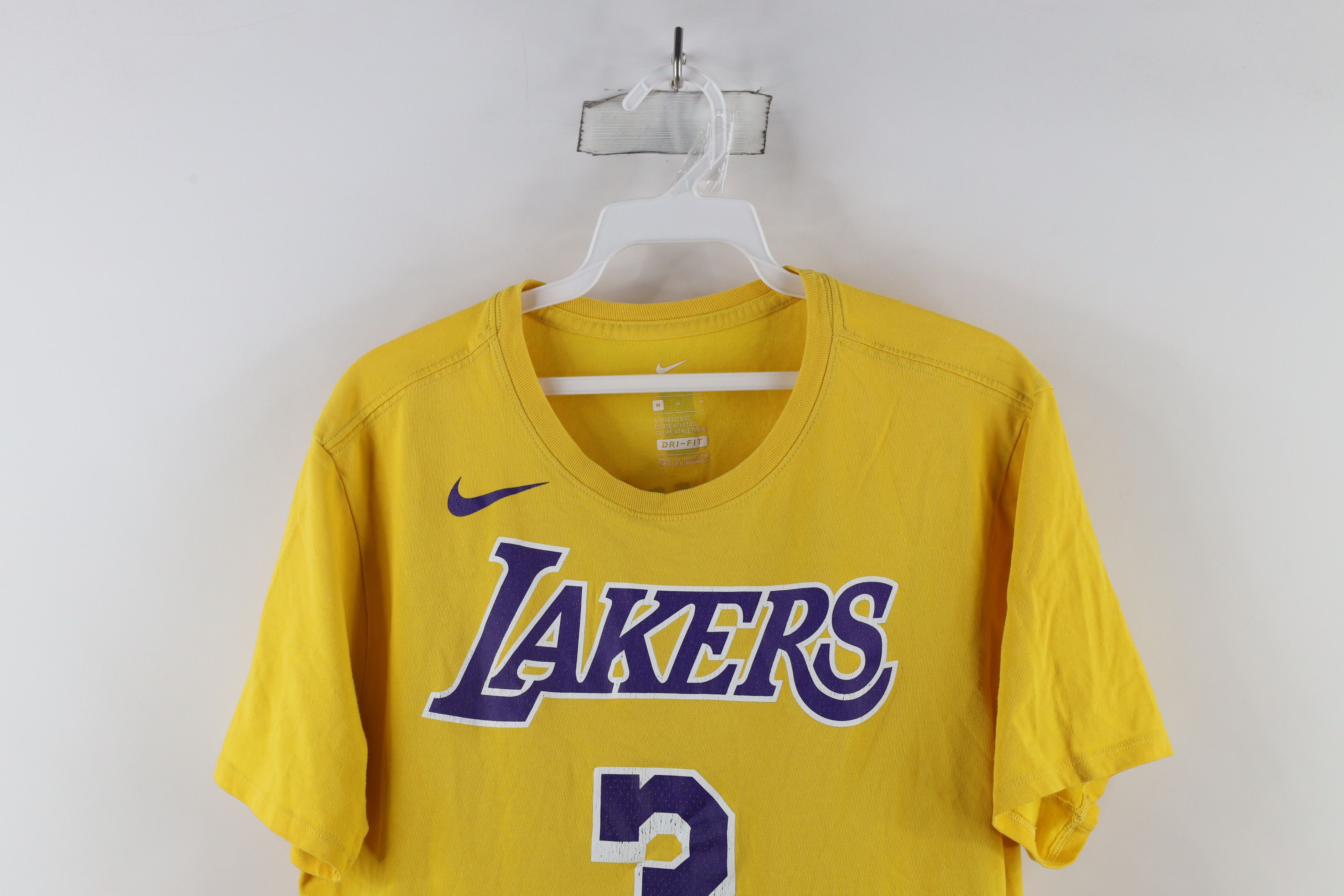 Nike × Vintage Nike Anthony Davis Los Angeles Lakers Basketball T-Shirt Size US M / EU 48-50 / 2 - 2 Thumbnail