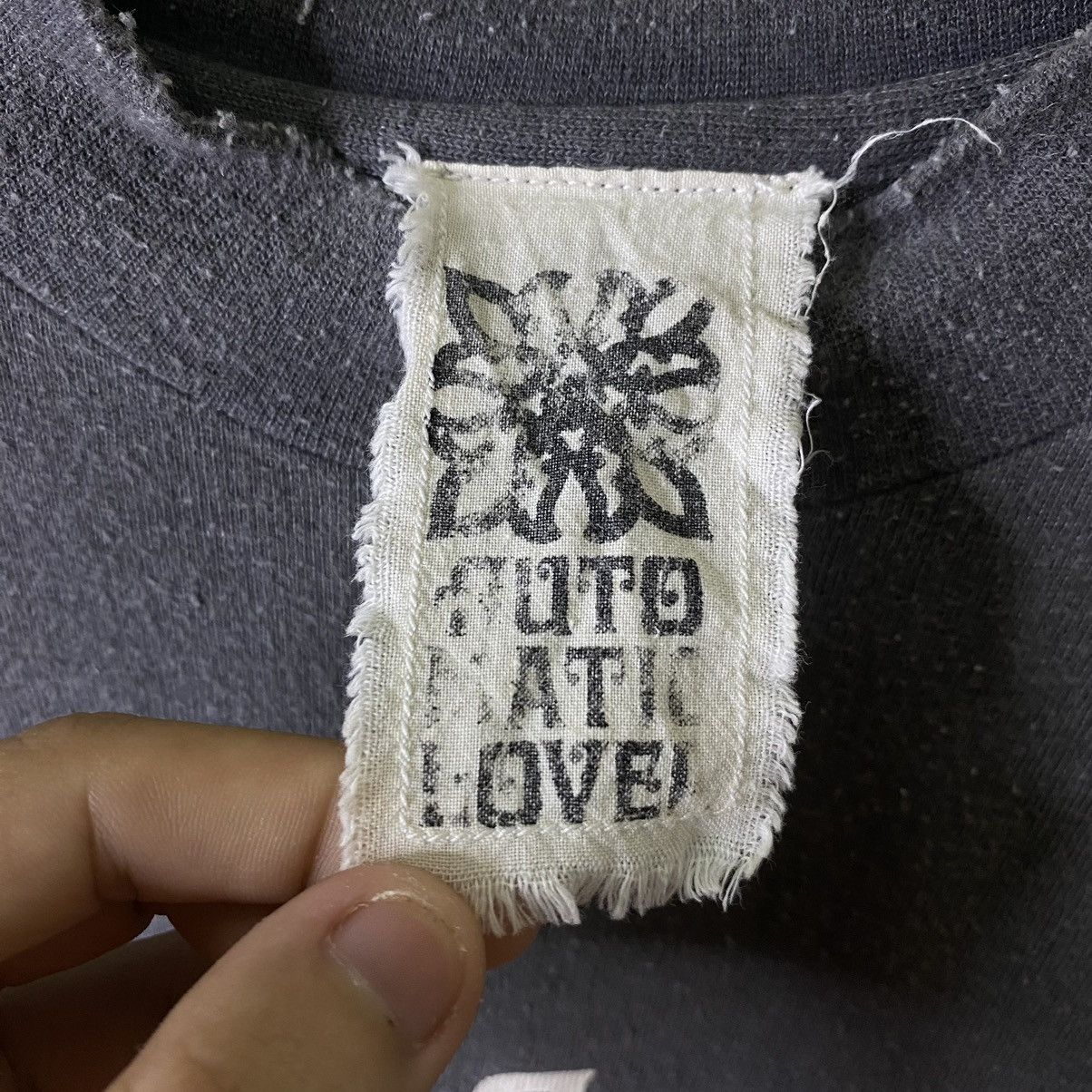 If Six Was Nine × Japanese Brand × Seditionaries Automatic Lover Angel Affliction Design Faded Black LS Tee Size US L / EU 52-54 / 3 - 3 Thumbnail