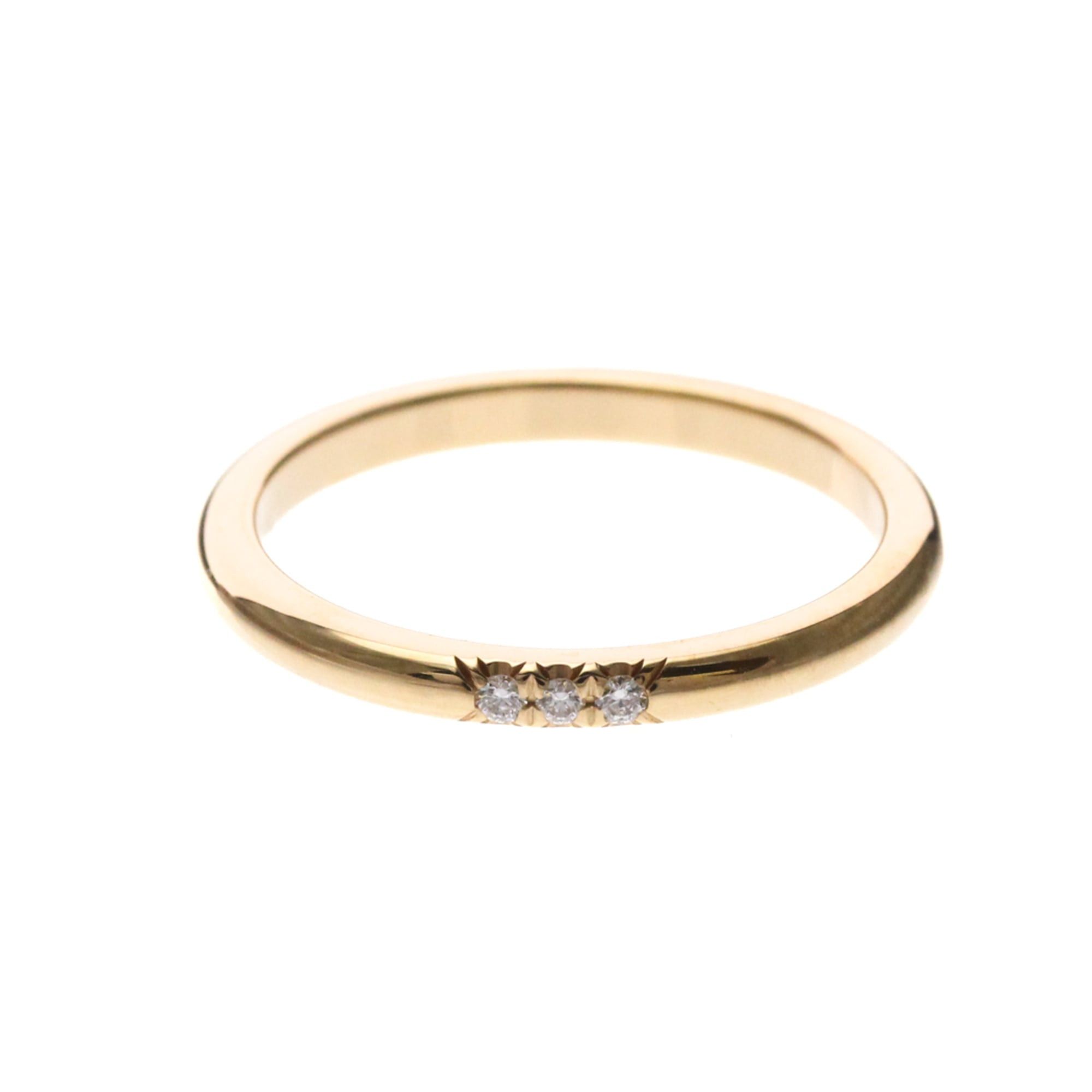 Tiffany & Co. Tiffany Forever Band Ring With 3 Diamonds Pink Gold (18K) Fashion Diamond Band Ring Pink Gold Size ONE SIZE - 1 Thumbnail