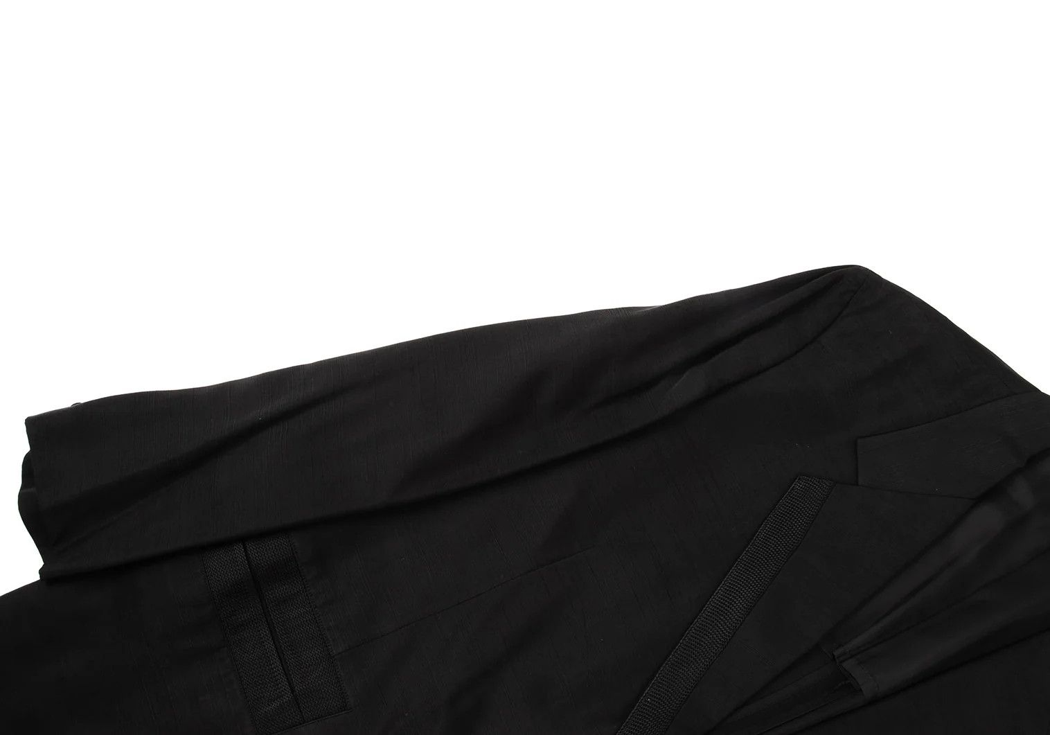 Yohji Yamamoto Yohji Yamamoto Silk Border Tape Design Jacket Size US L / EU 52-54 / 3 - 6 Thumbnail