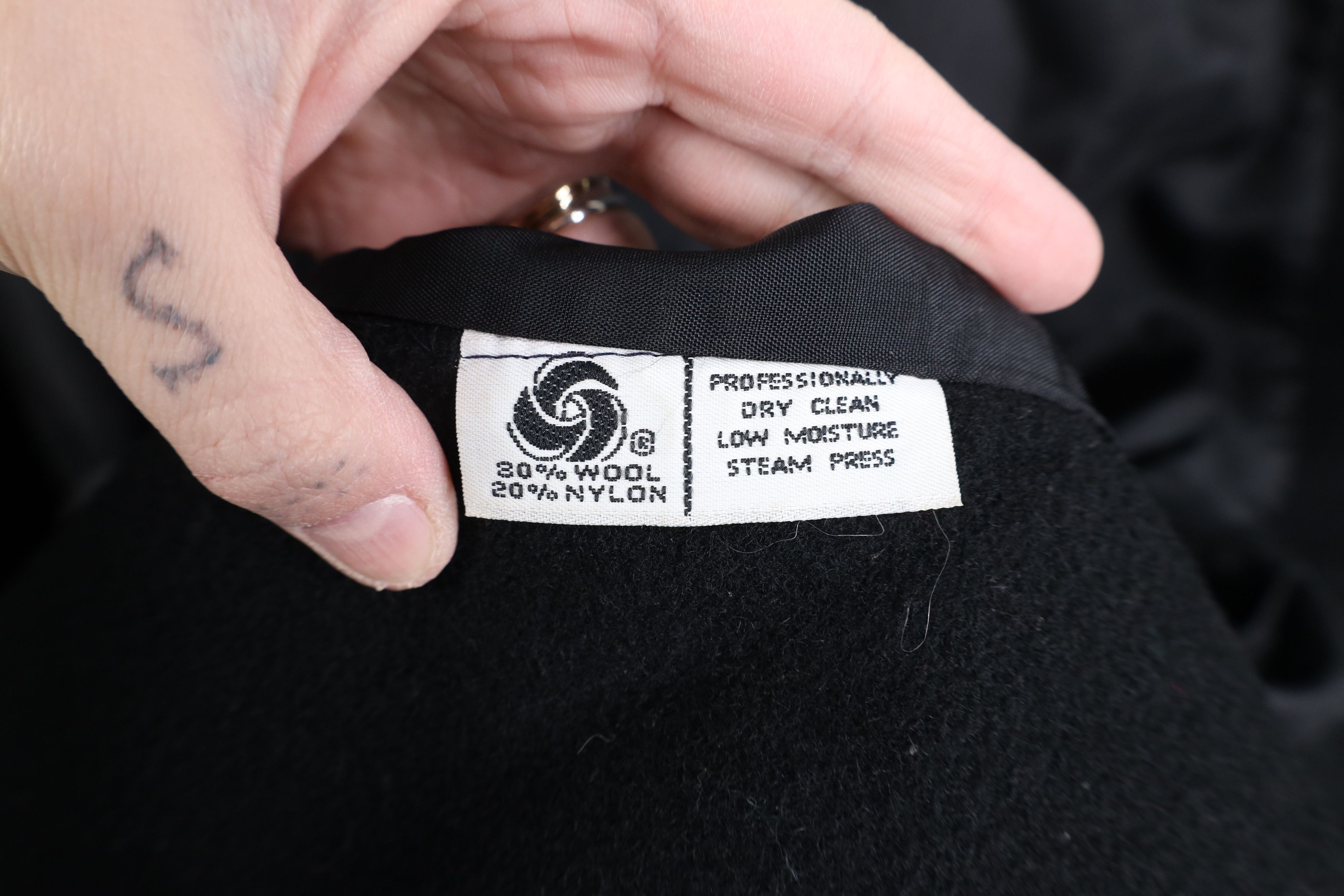 Vintage Vintage 80s 90s Streetwear Trench Coat Jacket Black USA Size L / US 10 / IT 46 - 12 Thumbnail