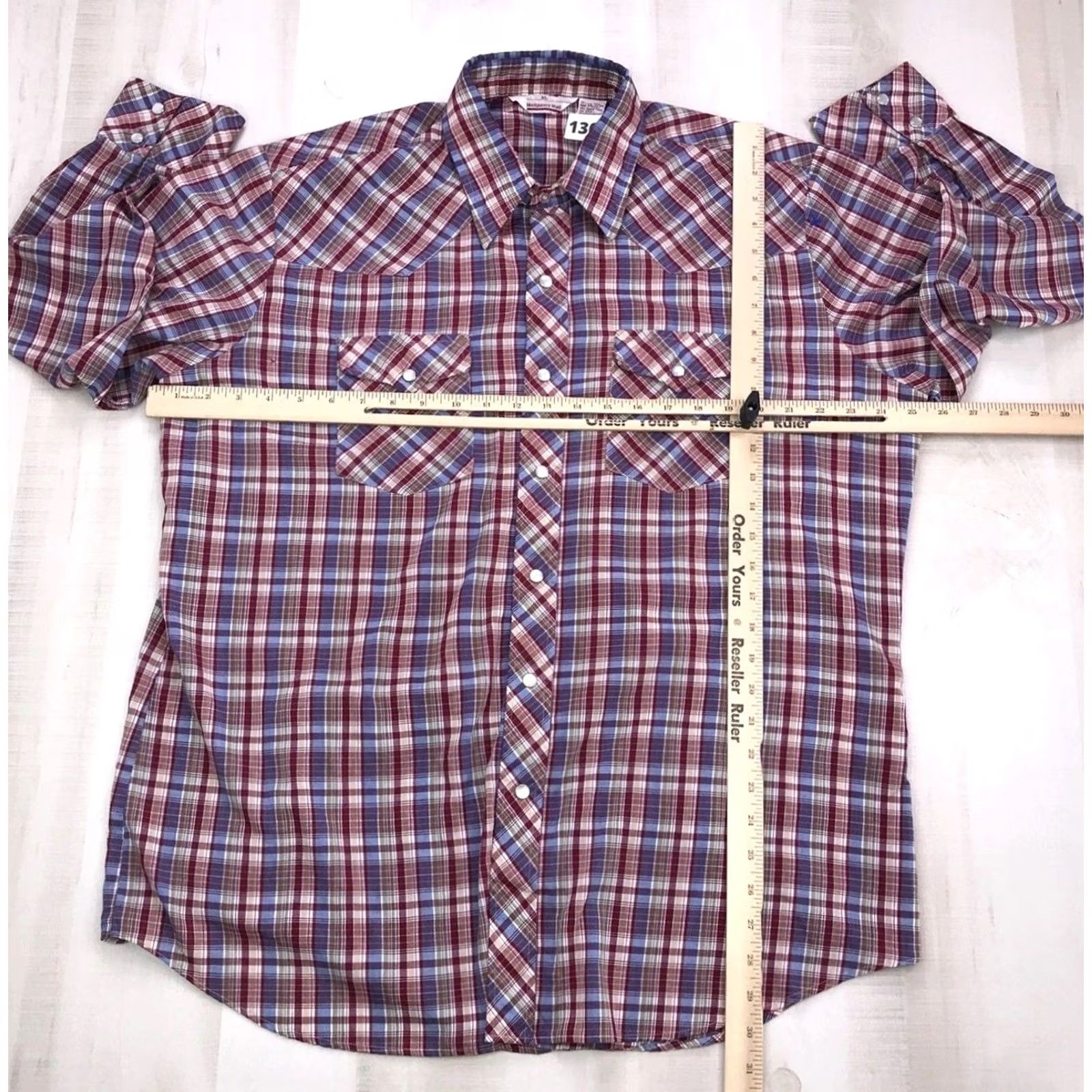 Vintage VINTAGE Montgomery Ward Western Workwear Pearl Snap Shirt XL Rockabilly Size US XL / EU 56 / 4 - 5 Thumbnail