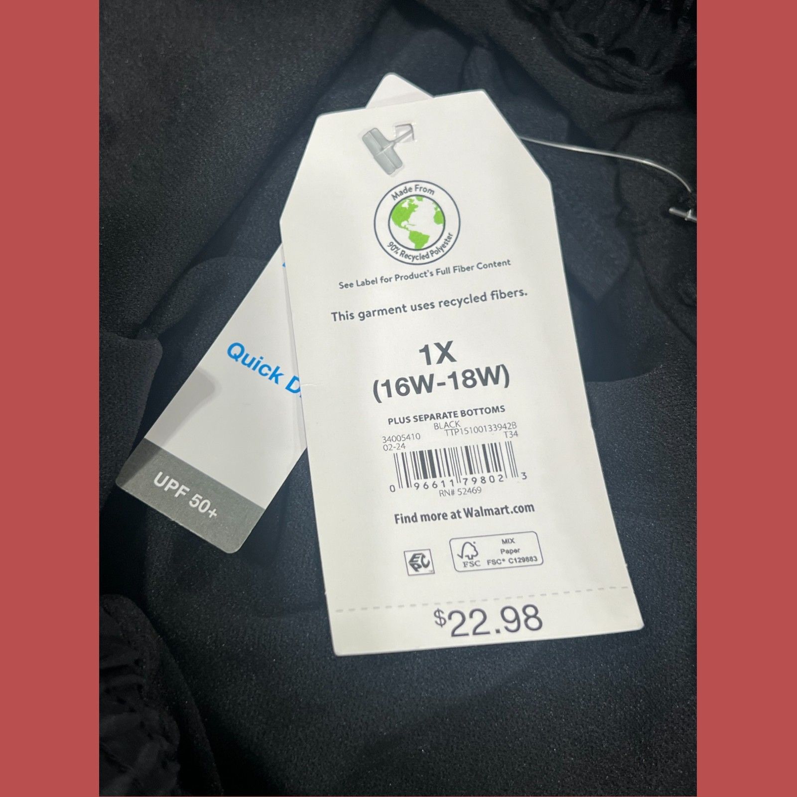 Other Time And Tru - Women's Plus Size High-Waisted Woven Swim Sho Size ONE SIZE - 11 Thumbnail